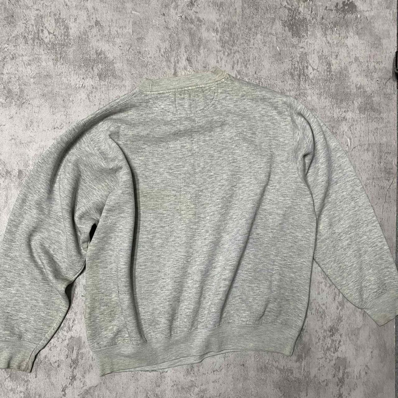 Other Grey vintage 90s sweatshirt with embroidered logo Size US L / EU 52-54 / 3 - 6 Thumbnail