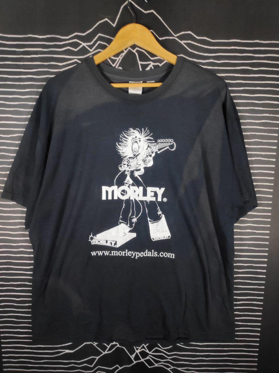 Morley Pedals Guitar Music Equipment Rock Promo Tee Size XL