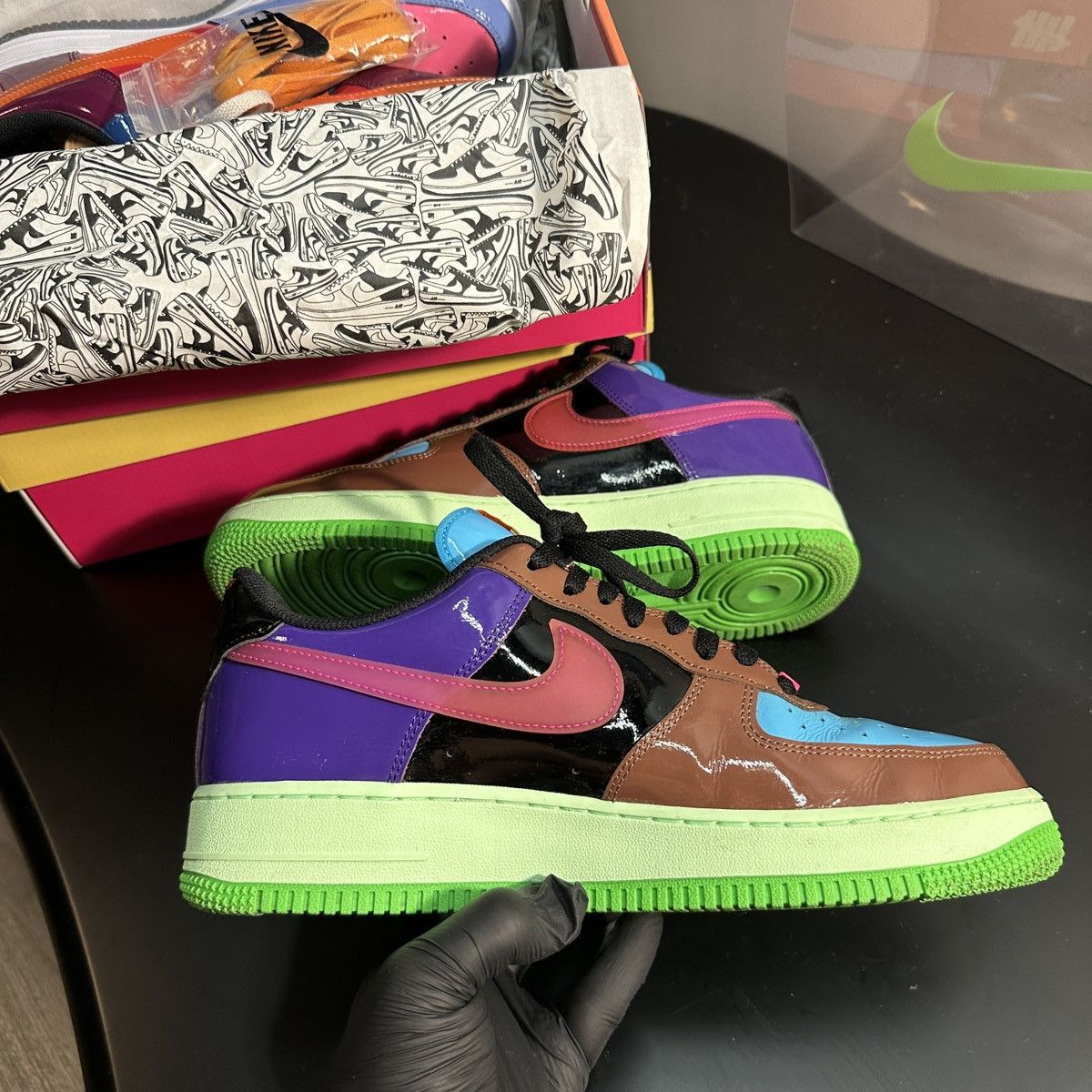 Nike × Undefeated Nike Air Force 1 Low SP x Undefeated Size US 10.5 / EU 43-44 - 4 Thumbnail