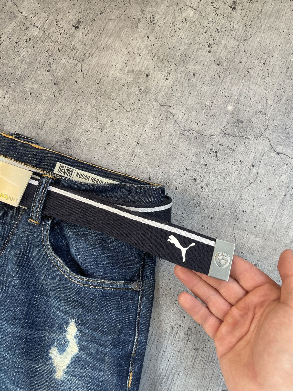 BMW × Vintage Vintage BMW Drip Belt Racing Y2K Size ONE SIZE - 4 Thumbnail