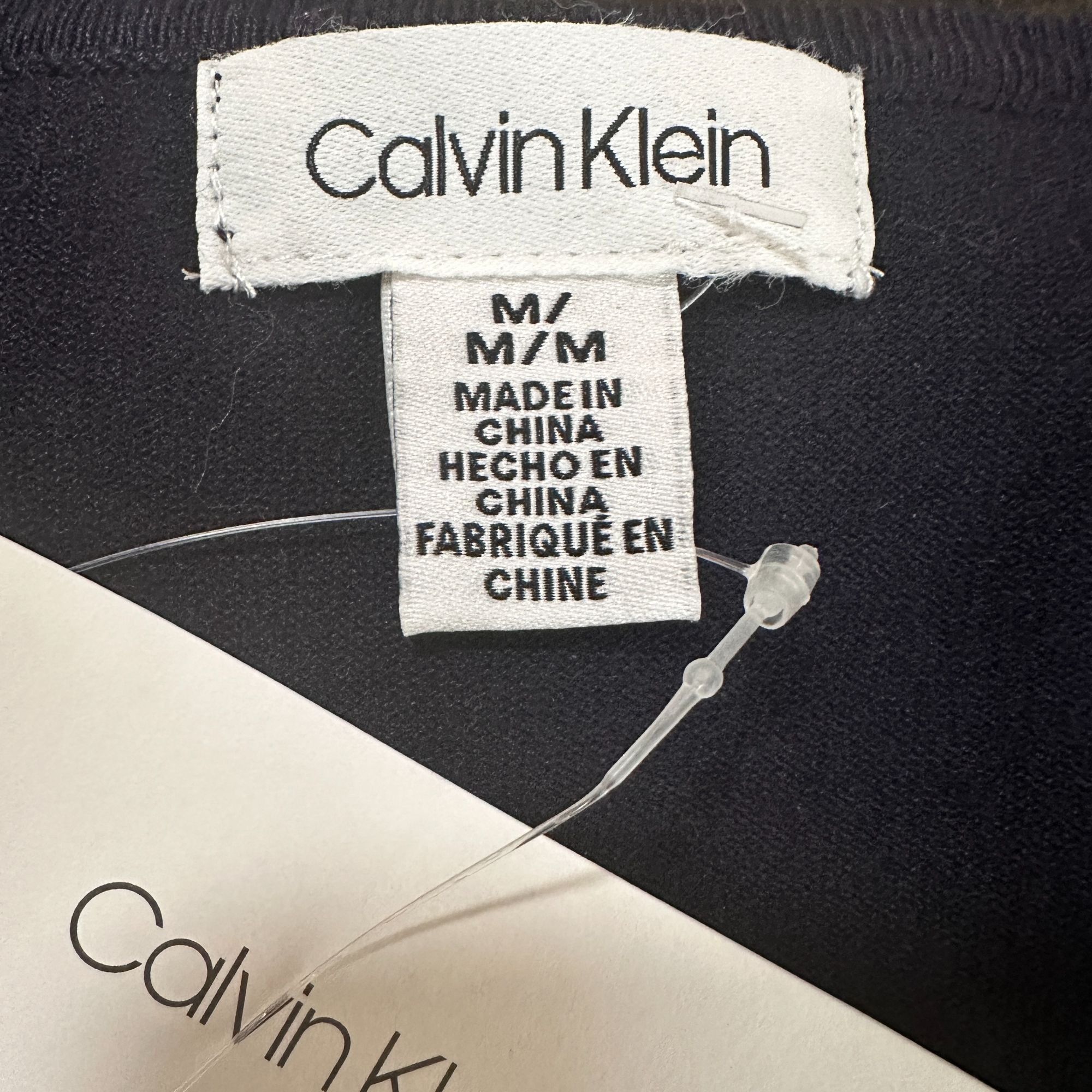 Calvin Klein Calvin Klein Women's Navy Pullover Sweater with Pearl and Rh Size M / US 6-8 / IT 42-44 - 6 Thumbnail