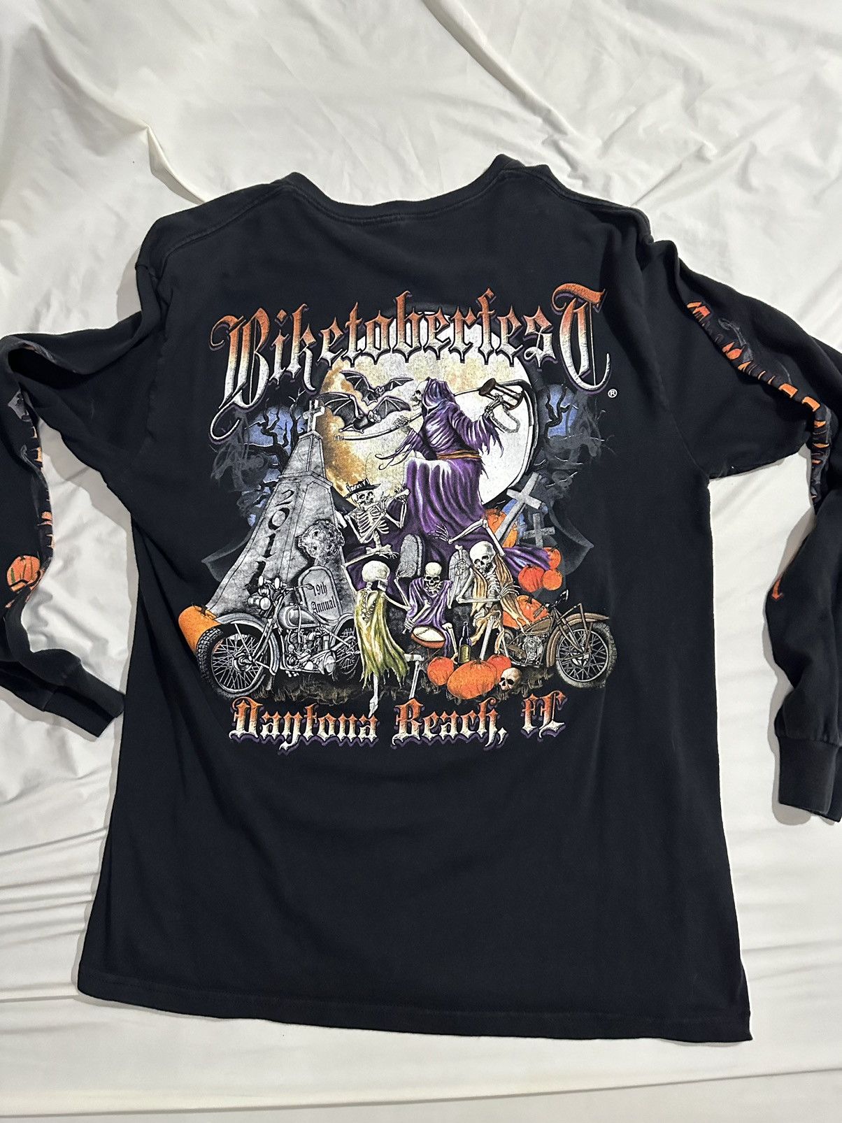 Vintage VINTAGE BIKETOBER FEST LONGSLEEVE Size US L / EU 52-54 / 3 - 2 Thumbnail