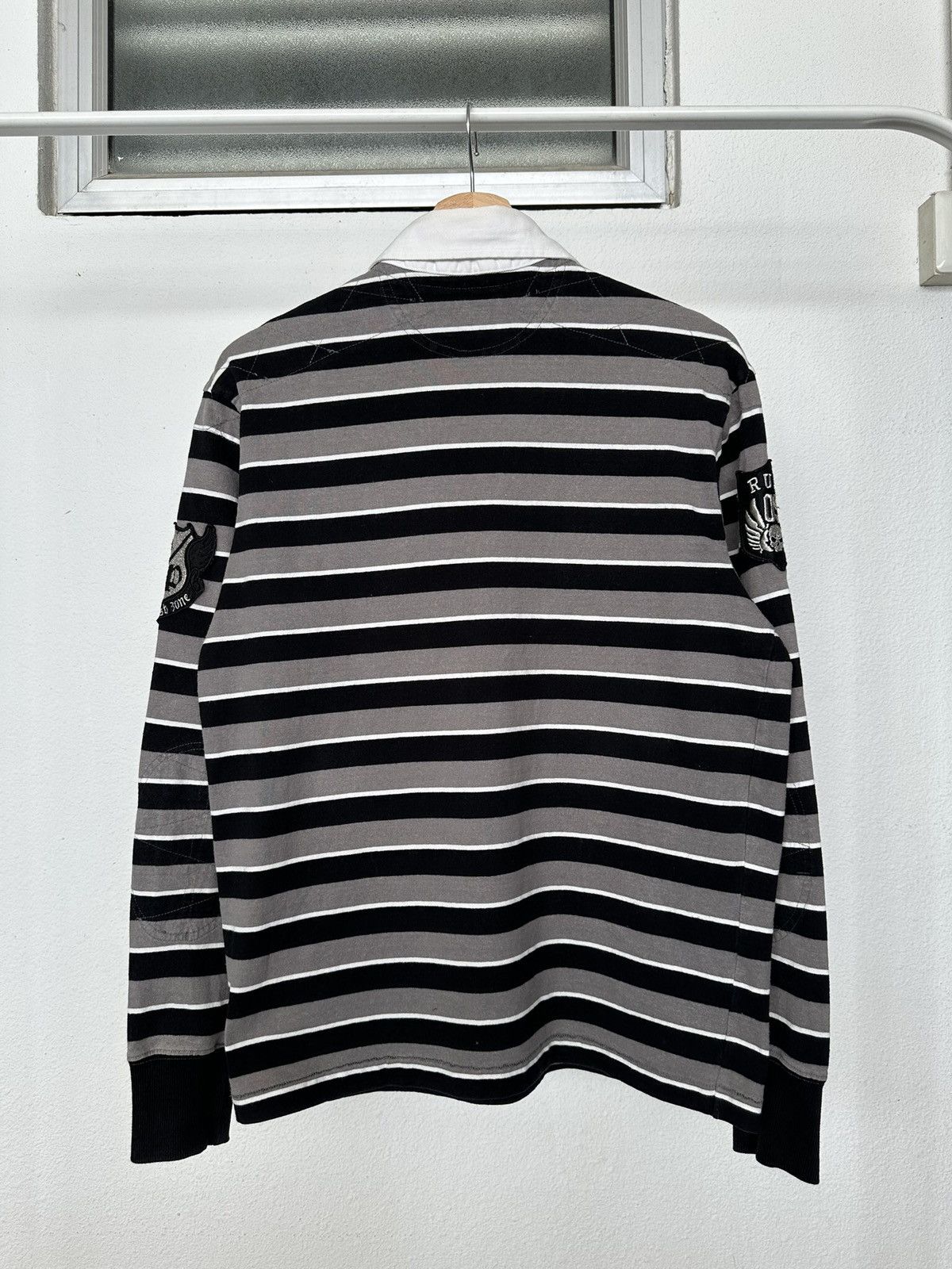 PPFM 2011A/W PPFM - ''RULE 05'' Striped polo long sleeve Size US L / EU 52-54 / 3 - 6 Thumbnail