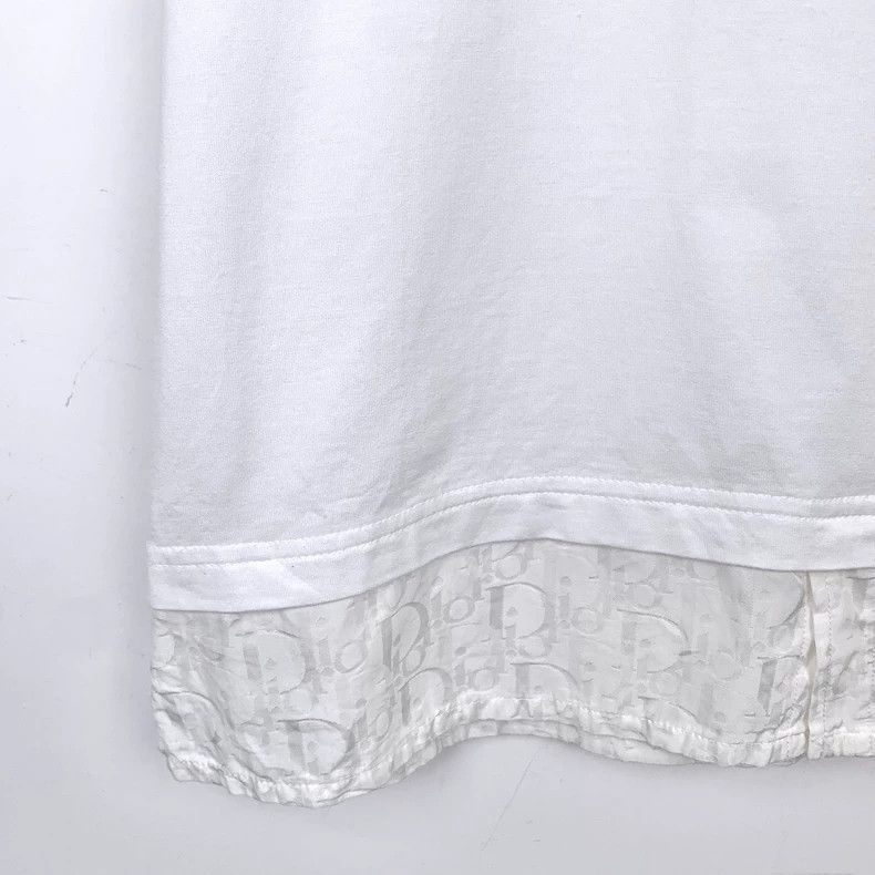 Dior Dior Hem logo old flower full print round neck white cotton Size US M / EU 48-50 / 2 - 4 Thumbnail