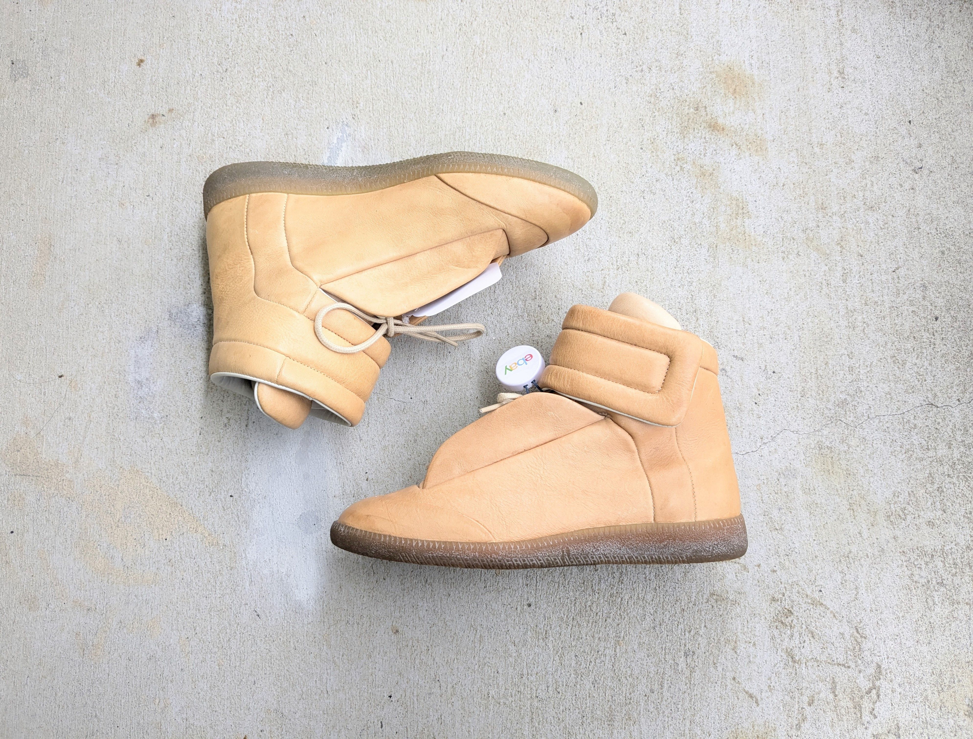 Maison Margiela Maison Margiela Future Brown 7 40 High Tops Leather Size US 7 / EU 40 - 1 Thumbnail