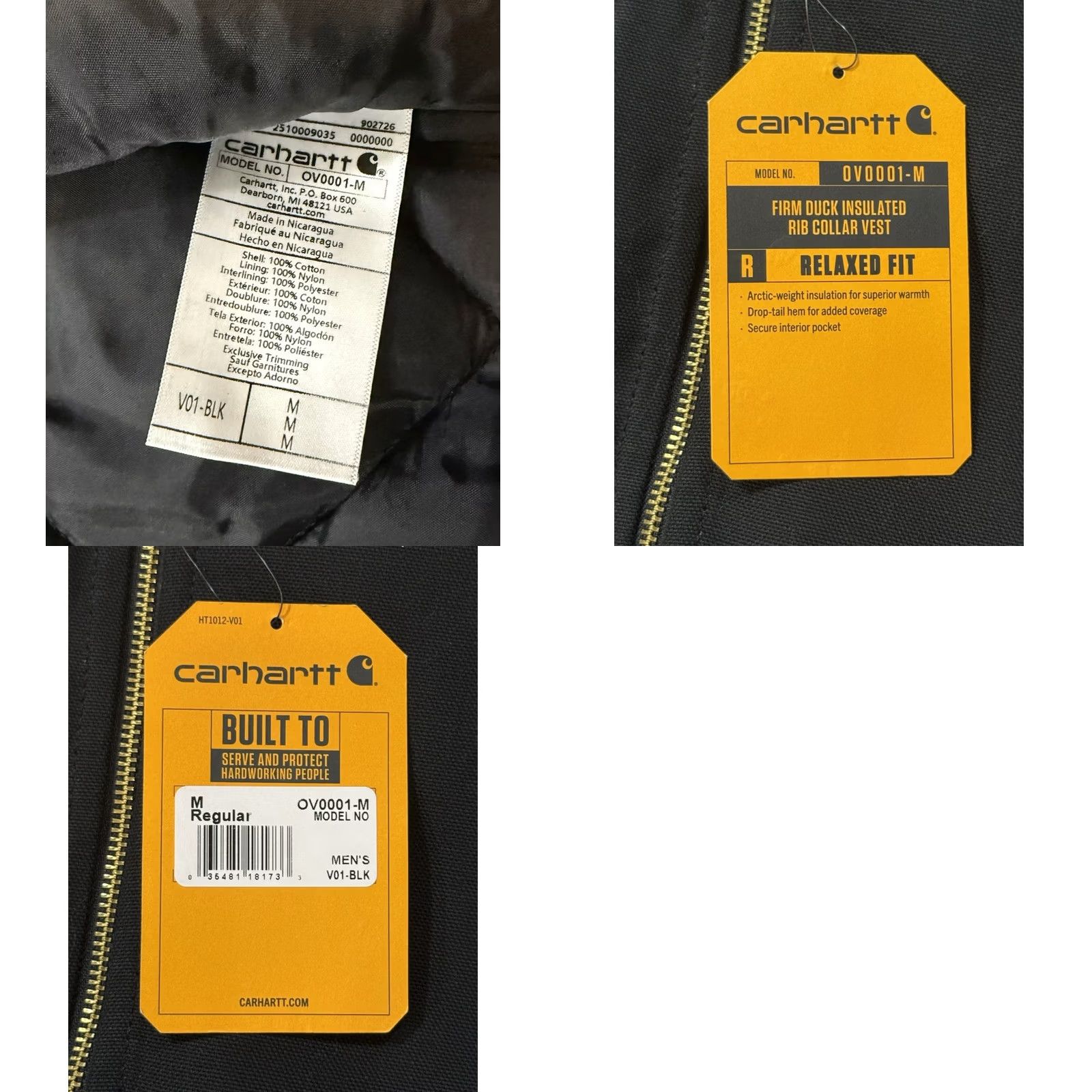 Carhartt VINTAGE Carhartt Vest NWT Texas Association of Counties V01 Medium Black Quilted Lined Insulated Zip Pockets Outdoor Western USA Mens Size US M / EU 48-50 / 2 - 8 Thumbnail