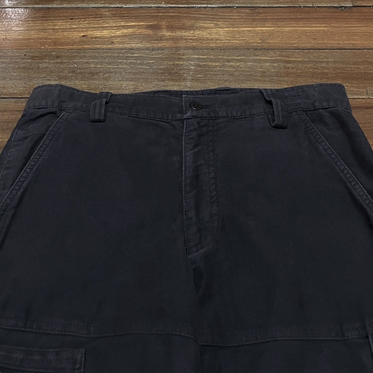 Emporio Armani × Vintage Rare Design Vintage Brand Emporio Armani Cargo Pants 1990s Size US 29 - 3 Thumbnail