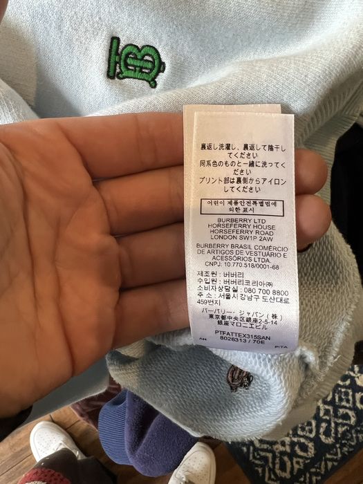 Burberry Burberry Embroidered Hoodie