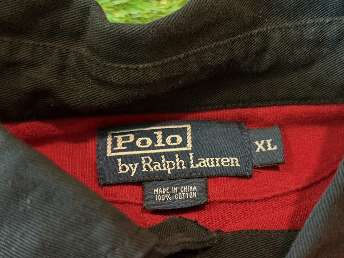 Polo Ralph Lauren Vintage Polo Ralph Lauren Polo Shirt Rugby Crest Logo Long Size US XL / EU 56 / 4 - 4 Thumbnail