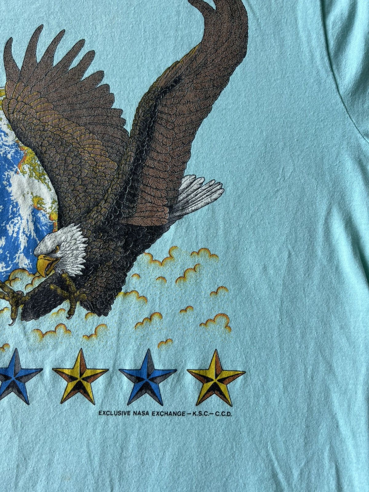 Vintage Vintage Exclusive Nasa Exchange KSC CCD t shirt Size US L / EU 52-54 / 3 - 6 Thumbnail
