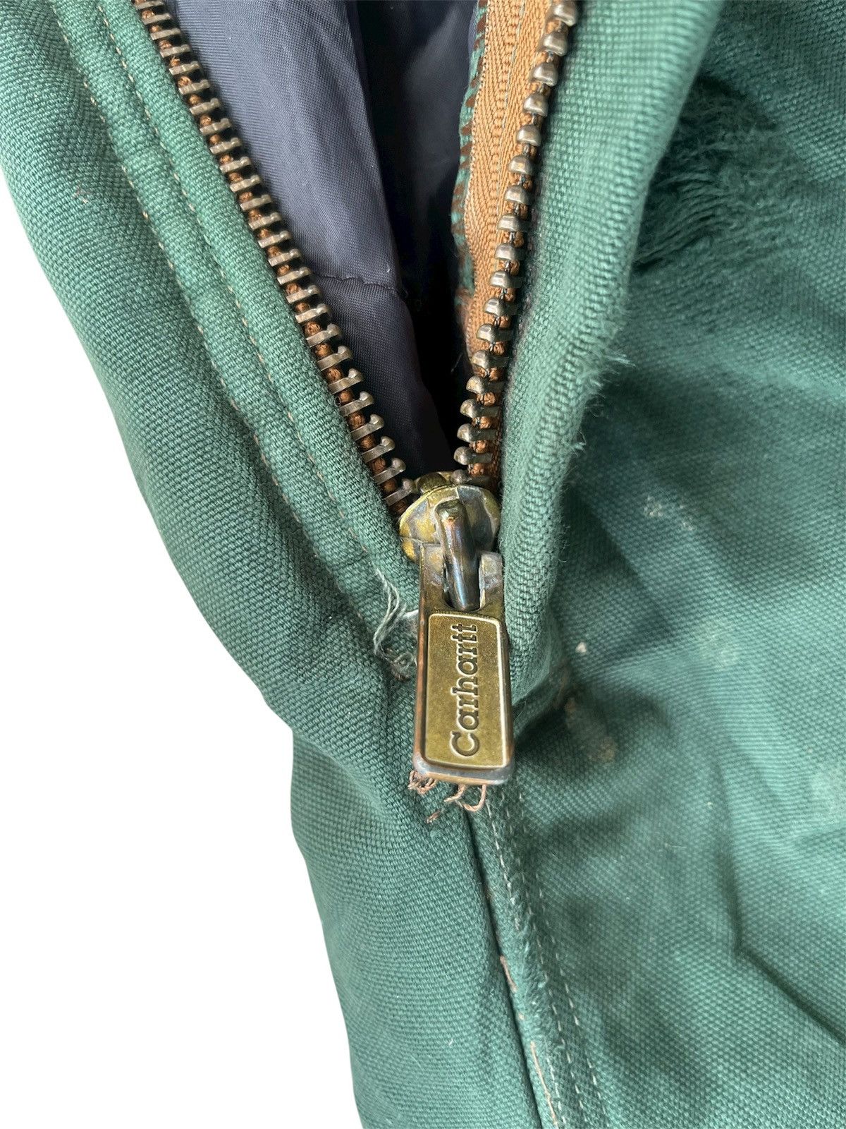 Carhartt Vintage Carhartt Distressed Sandstone Overalls Double Knee Size US 38 / EU 54 - 12 Thumbnail