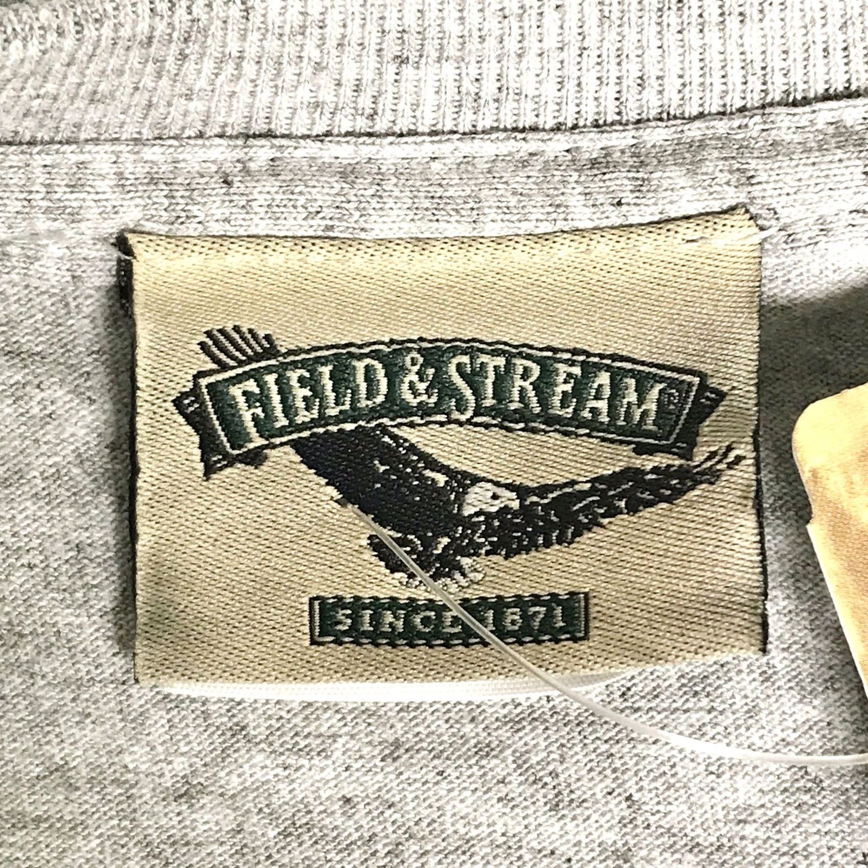 Vintage VINTAGE Field & Stream Men Gray American Bass Fishing Tradition USA Graphic T-Shirt XL Size US XL / EU 56 / 4 - 2 Thumbnail