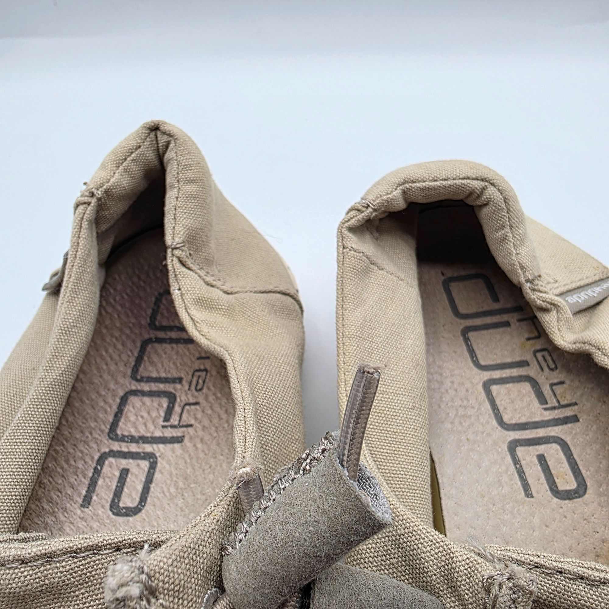 Other Hey Dude Wendy Grey Womens Size 8 Beige Shoes Casual Walking Size US 8 / IT 38 - 9 Thumbnail
