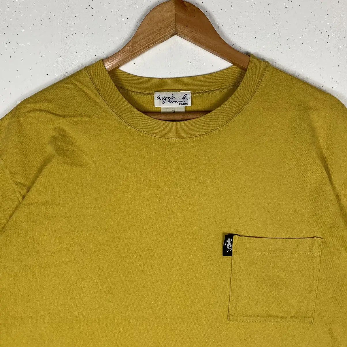 Designer Vintage AGNES B. Homme Paris Minimalist Pocket Tee Size US L / EU 52-54 / 3 - 3 Thumbnail