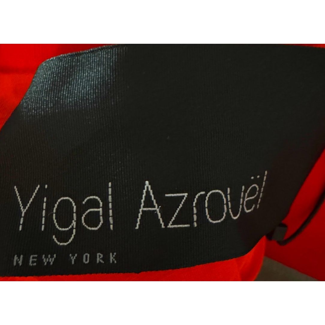 Yigal Azrouel Yigal Azrouël NWT Red Compact Jersey Dress Size M / US 6-8 / IT 42-44 - 3 Thumbnail