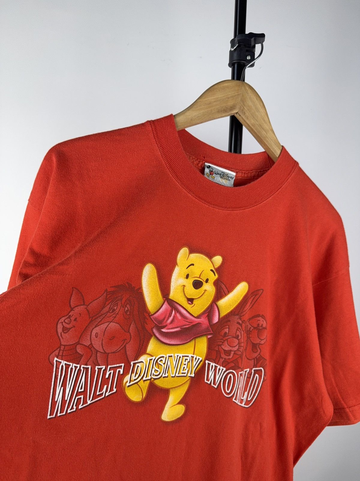 Cartoon Network × Disney × Vintage Vintage 1990s Disney World Winnie the Pooh Big Logo T-Shirt Size US XL / EU 56 / 4 - 2 Thumbnail