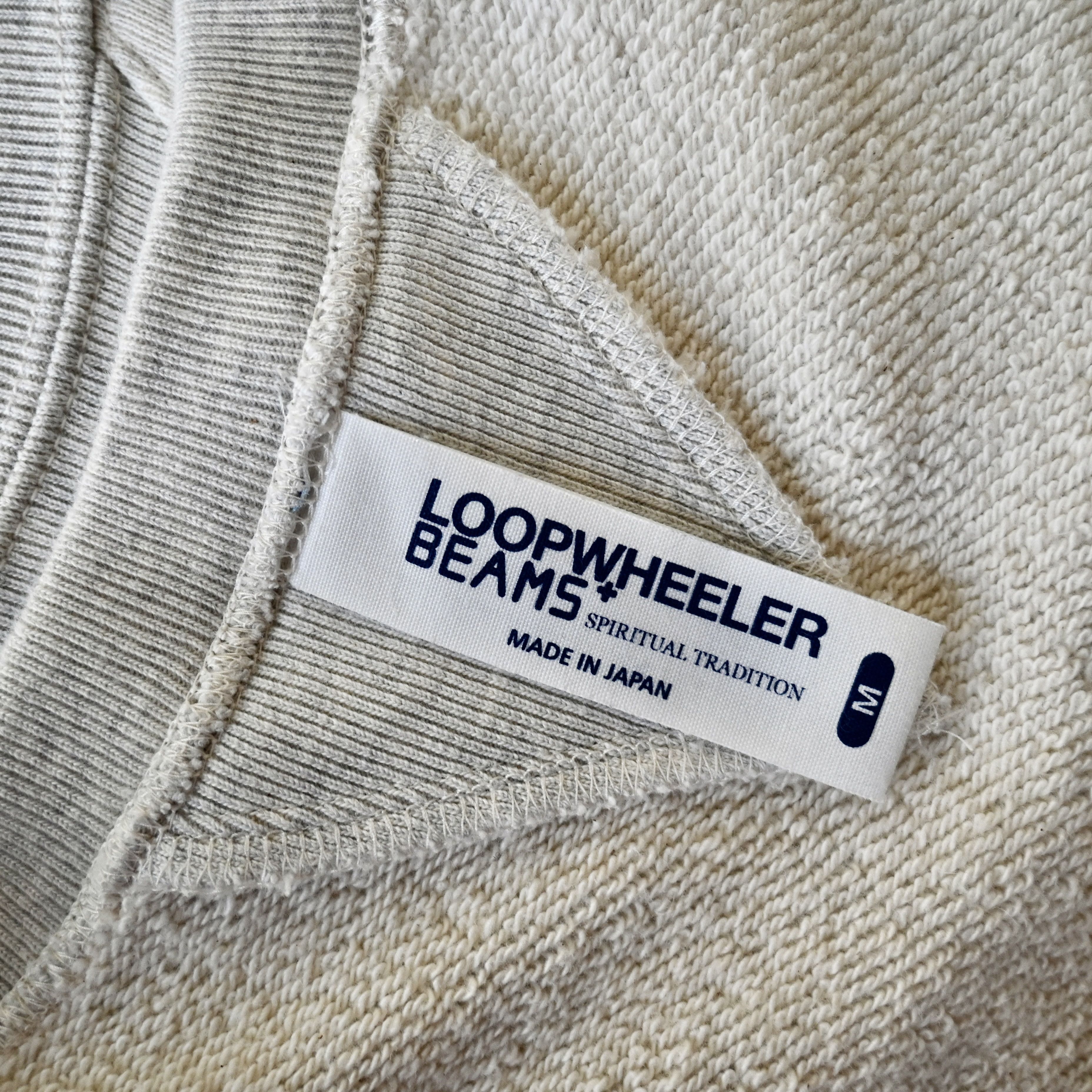 Beams Plus × Loopwheeler Beams Plus x Loopwheeler sweatshirt, oatmeal, made in Japan Size US M / EU 48-50 / 2 - 16 Thumbnail