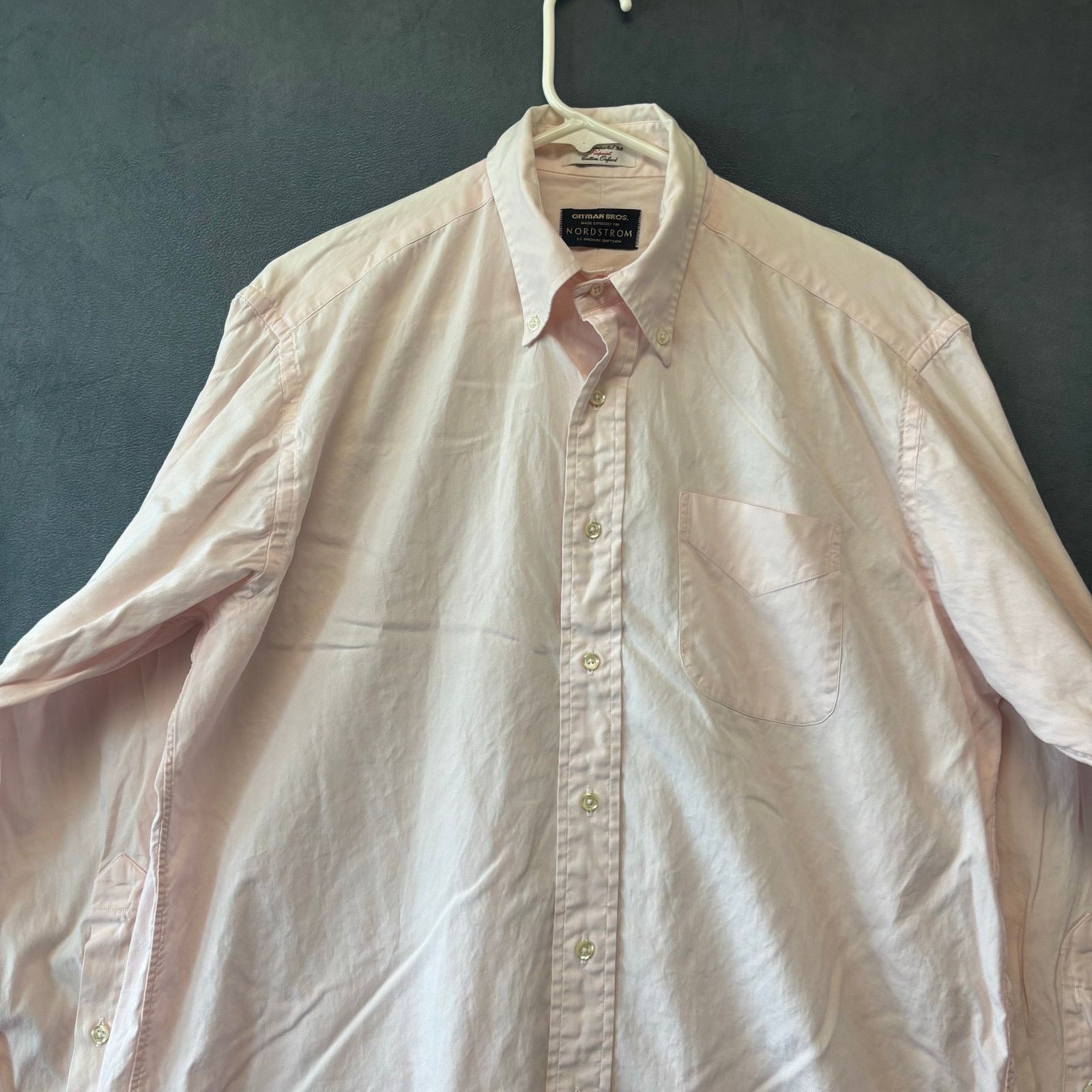 Gitman Bros. Nordstrom Gitman Bros Dress Shirt Tailored Pinpoint Cotton Size US M / EU 48-50 / 2 - 5 Thumbnail