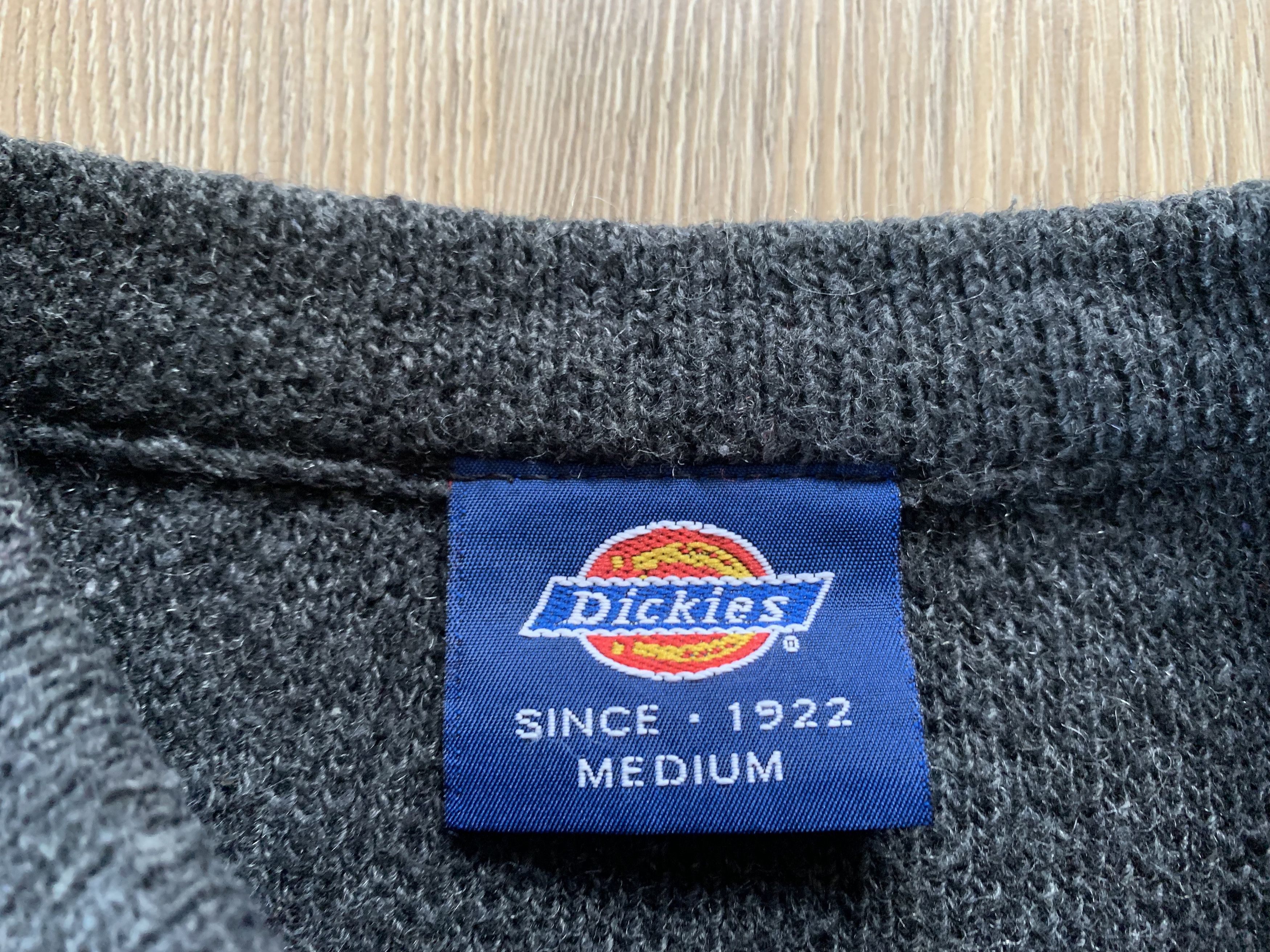 Dickies Dickies Mens Vintage Grey Wool Sweater Crew Neck Jumper Size US M / EU 48-50 / 2 - 7 Thumbnail