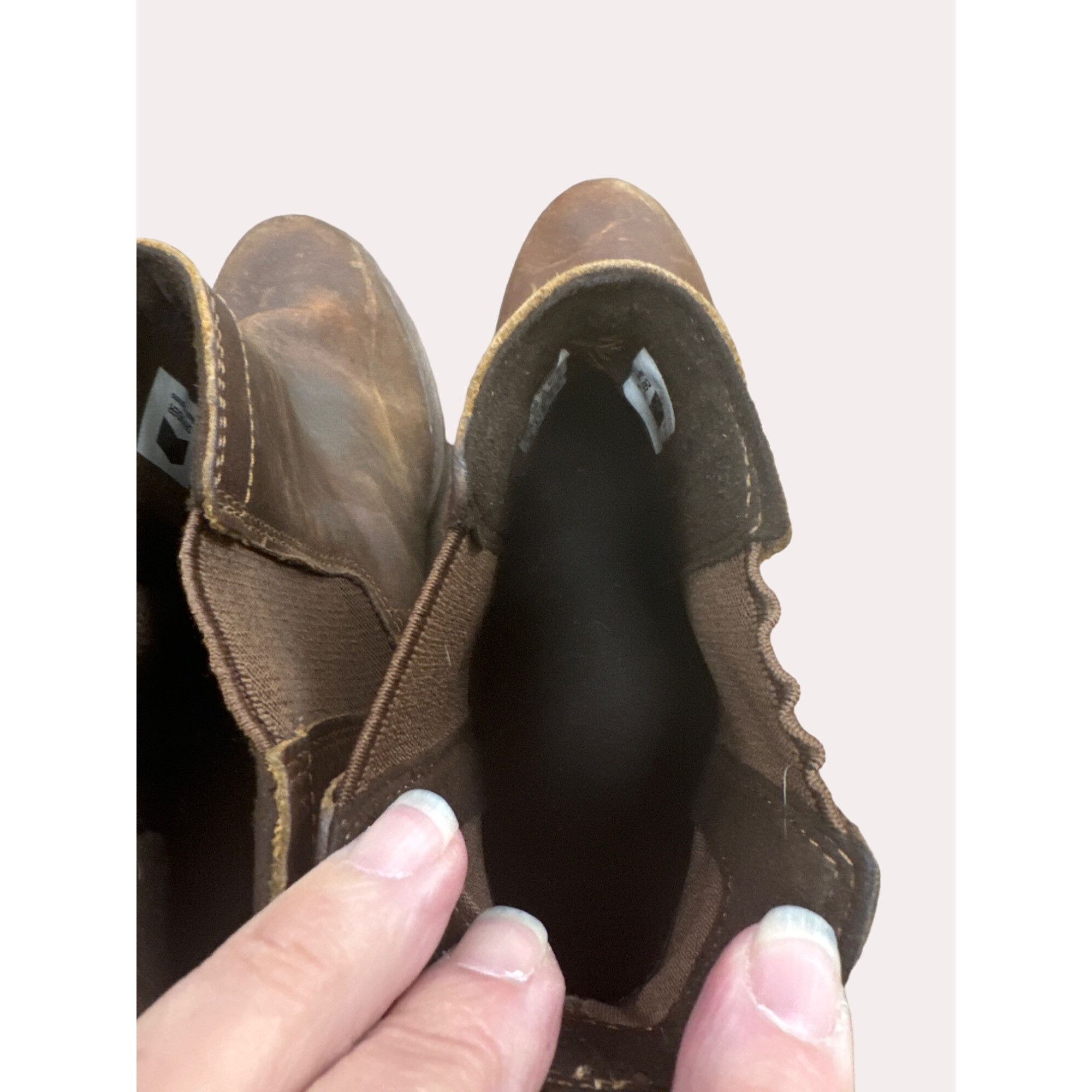 Timberland Timberland grip stick women’s brown leather wedge ankle boot Size US 8.5 / IT 38.5 - 8 Thumbnail