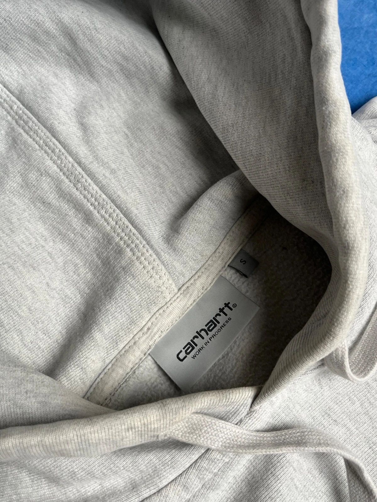 Carhartt Wip Carhartt Hooded American Script Sweat Distressed Workwear Size US S / EU 44-46 / 1 - 4 Thumbnail