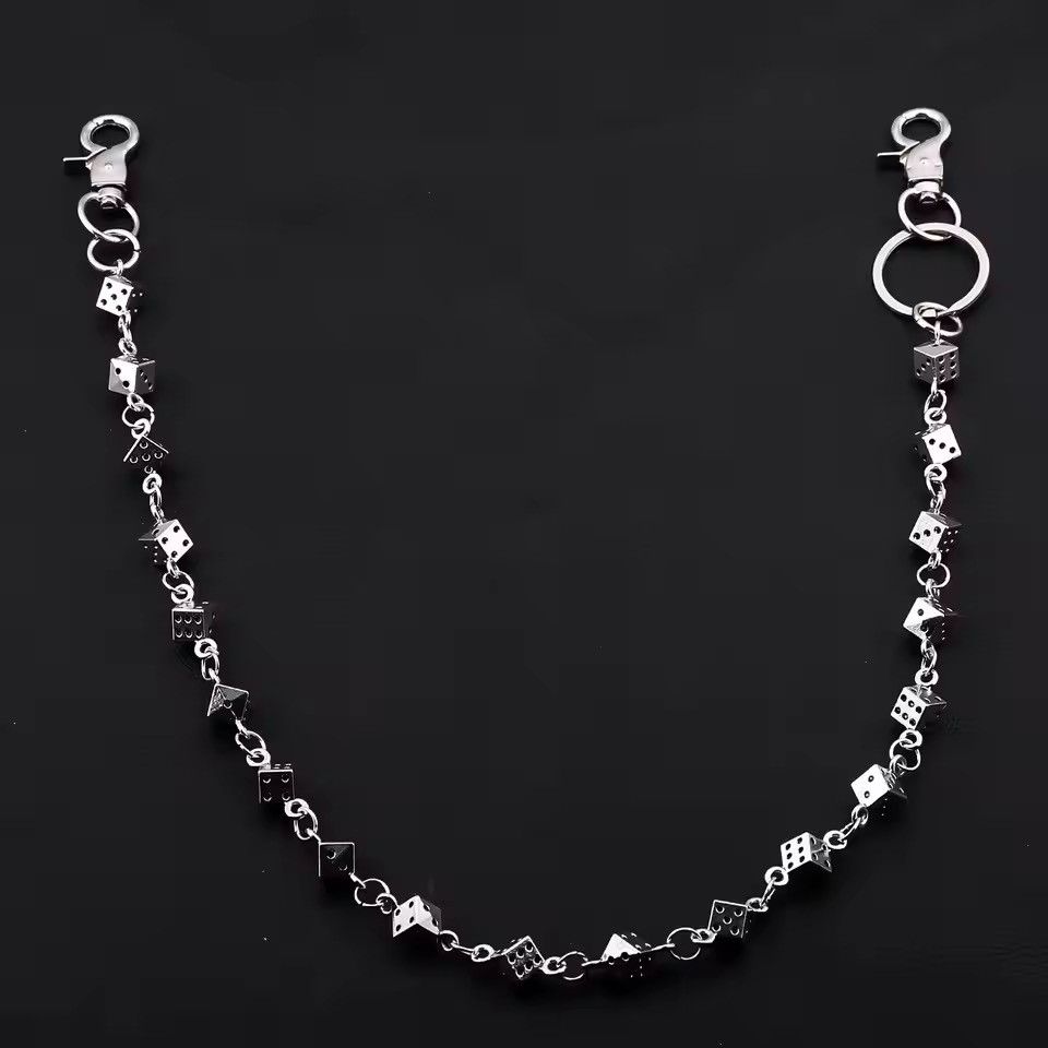 Jewelry Di r Bead Pants Wallet Chain,Y2K Jeans Chain Size ONE SIZE - 4 Thumbnail