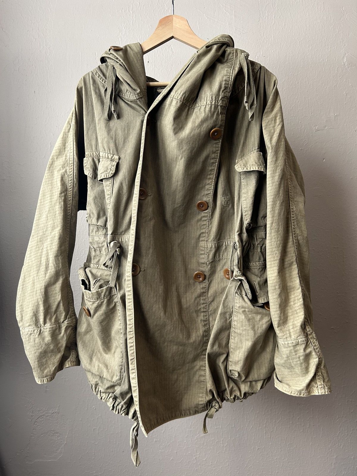 image of Kapital Ring Coat in Khaki, Men's (Size Small)