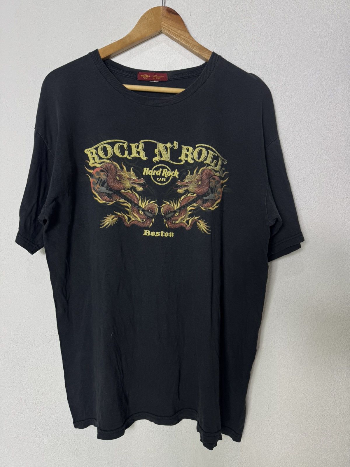 Hard Rock Cafe × Vintage Hard Rock Cafe tshirt lisbon dragons vintage y2k Size US L / EU 52-54 / 3 - 1 Thumbnail
