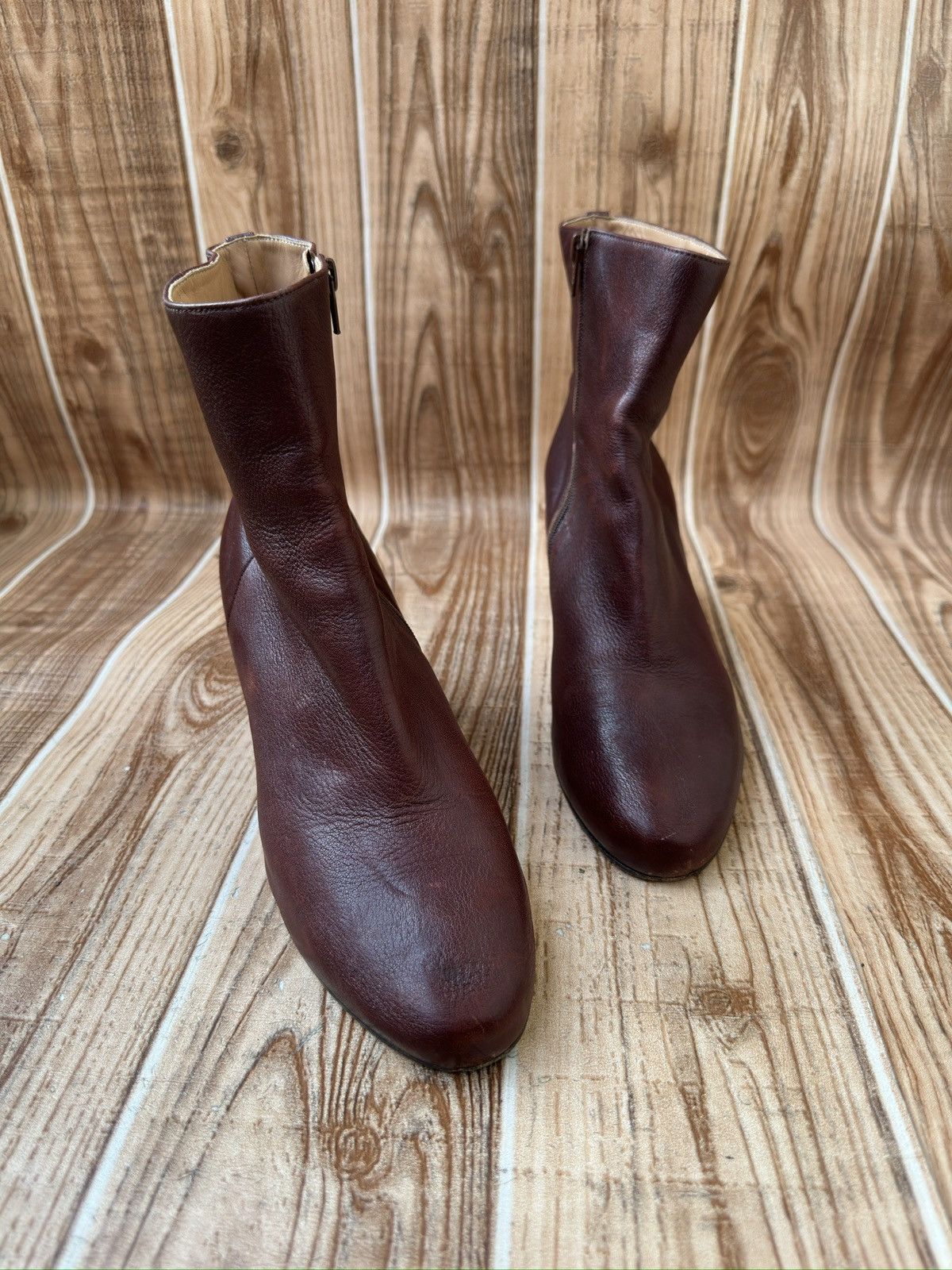 Maison Margiela Maison Martin Margiela Curved Heeled Boots Line 22 Size US 9 / IT 39 - 4 Thumbnail