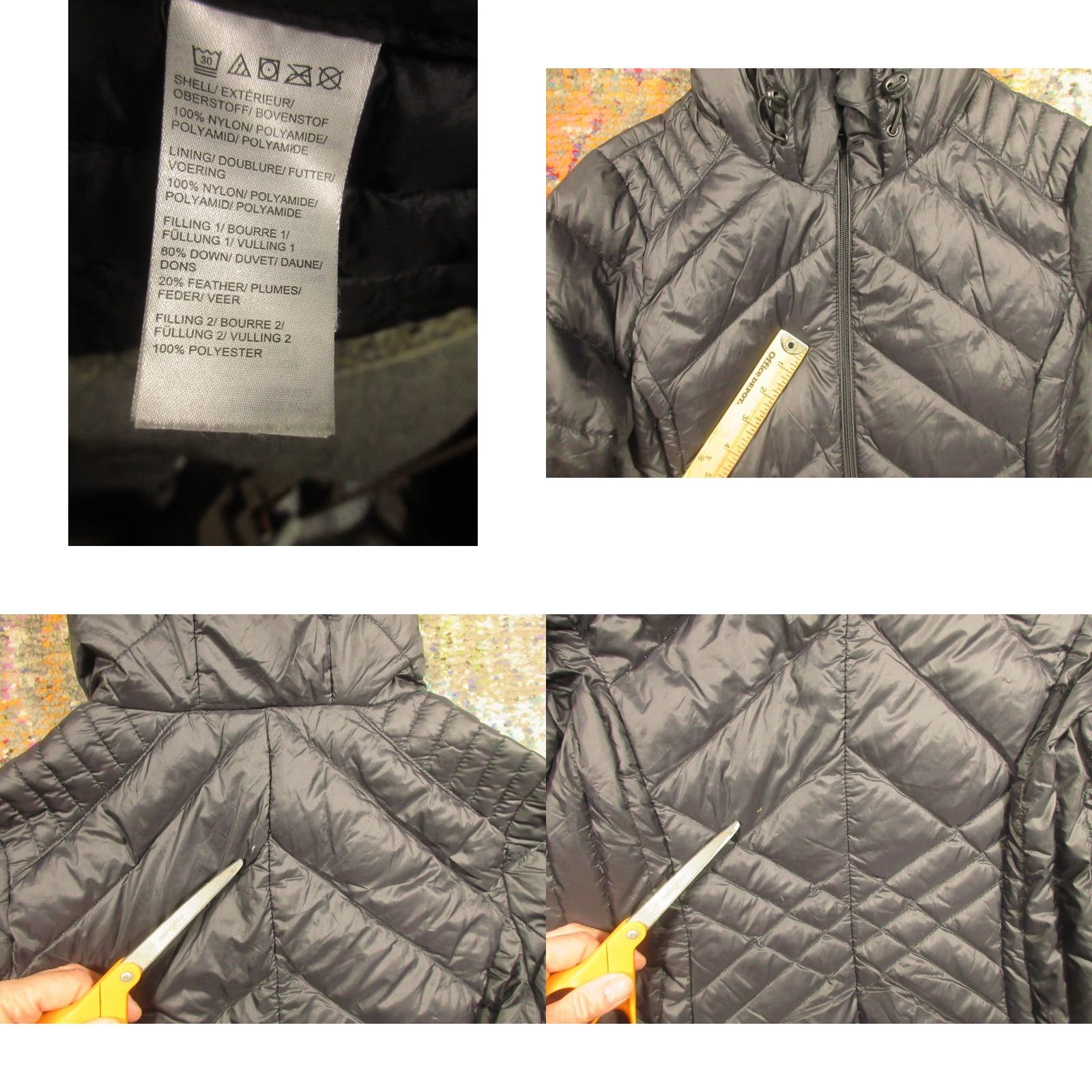 Saks Fifth Avenue Saks Fifth Avenue Jacket Women Puffer Hooded Long Black Down Quilted Packable Winter M Size M / US 6-8 / IT 42-44 - 8 Thumbnail