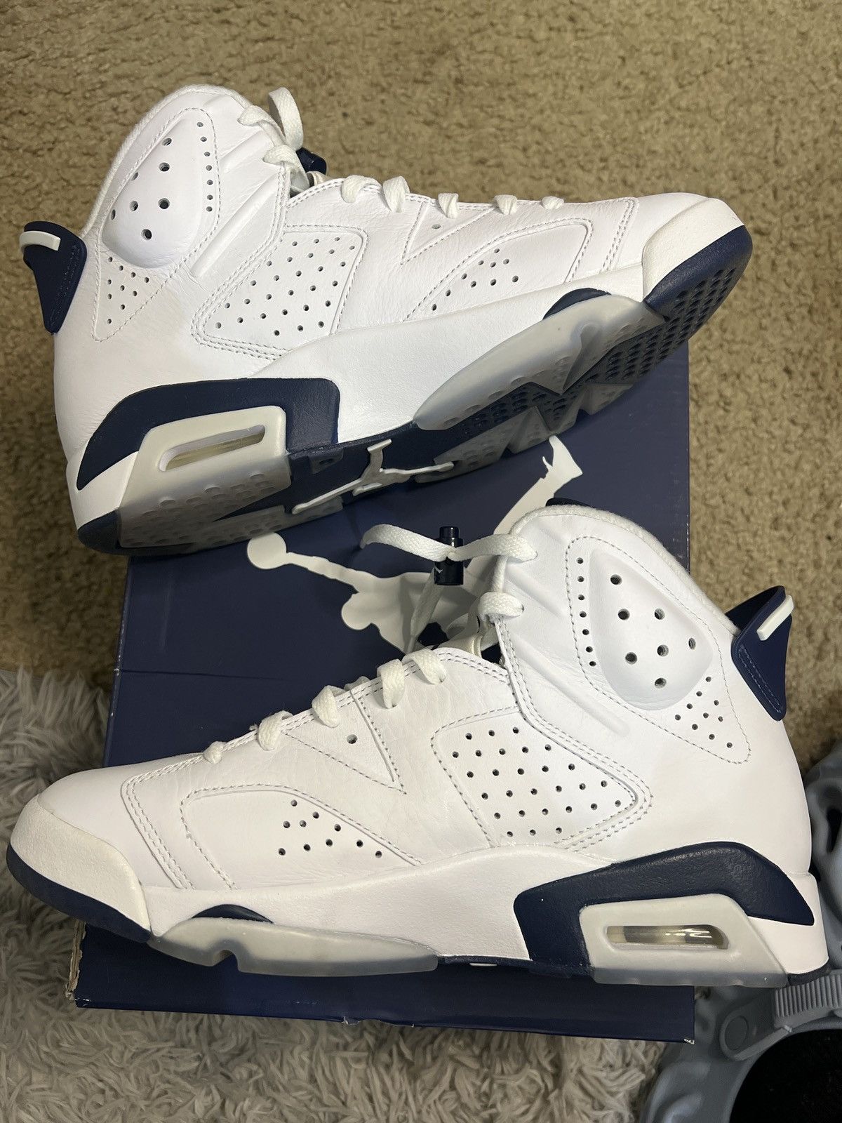 Jordan Brand × Nike Jordan 6 Midnight Navy Size US 8.5 / EU 41-42 - 7 Thumbnail