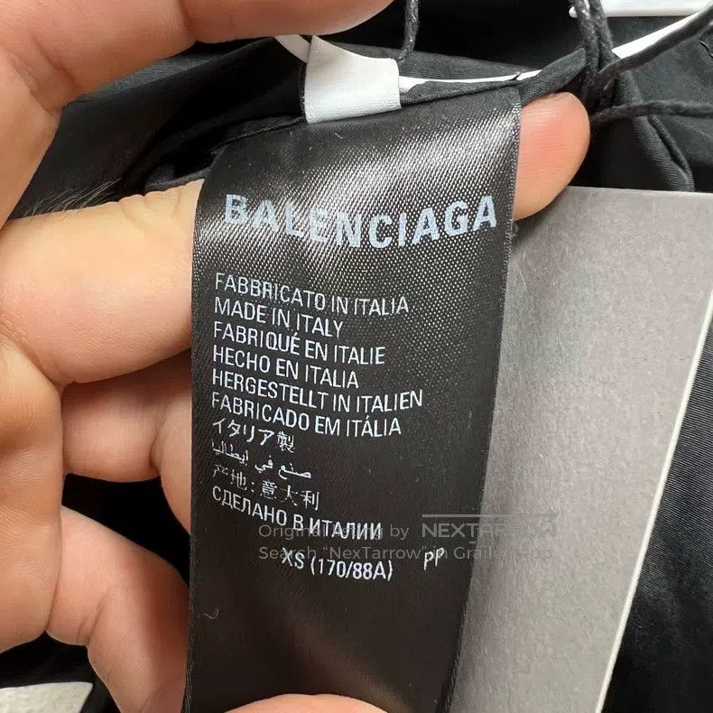 Balenciaga Balenciaga Coke Tape Printed Hooded Zipper Windbreaker Jac Size US XS / EU 42 / 0 - 6 Thumbnail