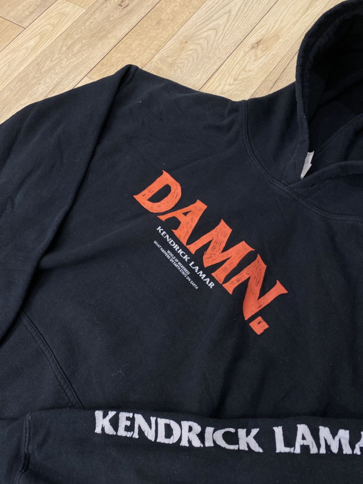 Kendrick Lamar × Vintage Vintage Kendrick Lamar Damn Hoodie TDE 2017 Tour Size US M / EU 48-50 / 2 - 4 Thumbnail