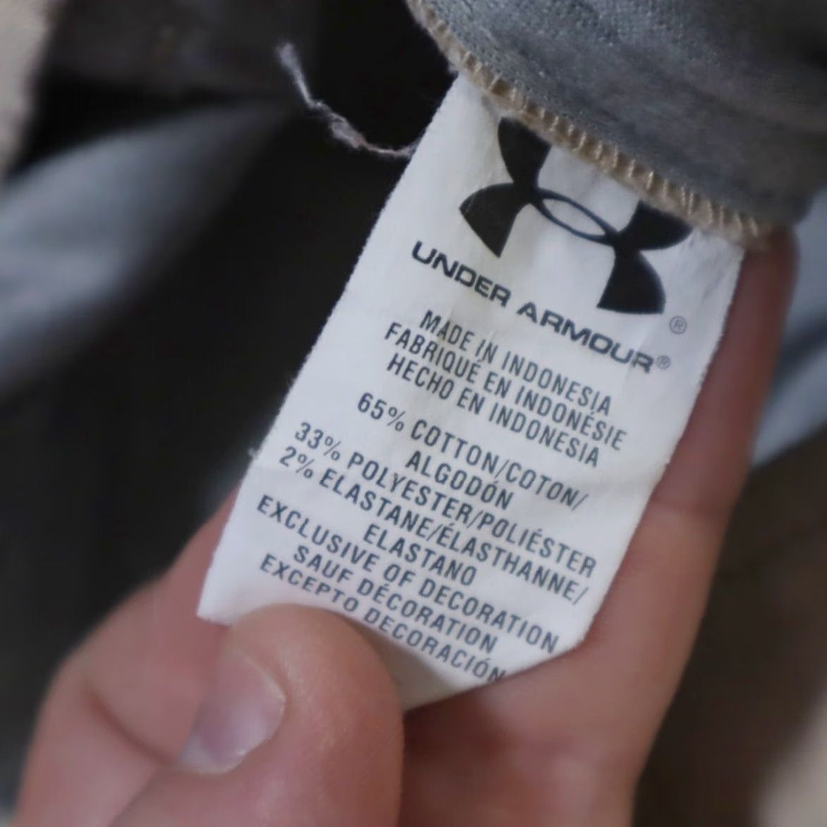Under Armour Under Armour Stretch Straight Fit Cotton Blend Canvas Chino Pants Tan Men's 32 Size US 32 / EU 48 - 6 Thumbnail