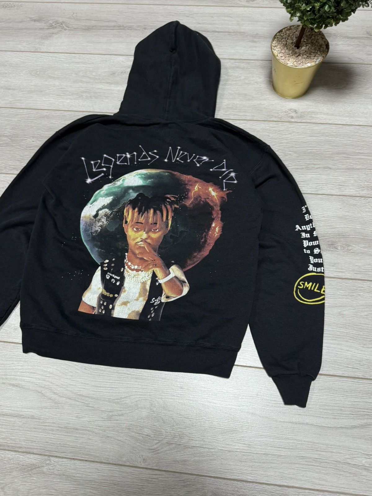 999 Club Juice WRLD - Legends Never Die Hanes Hoodie 999 Club Size S Size US M / EU 48-50 / 2 - 6 Thumbnail