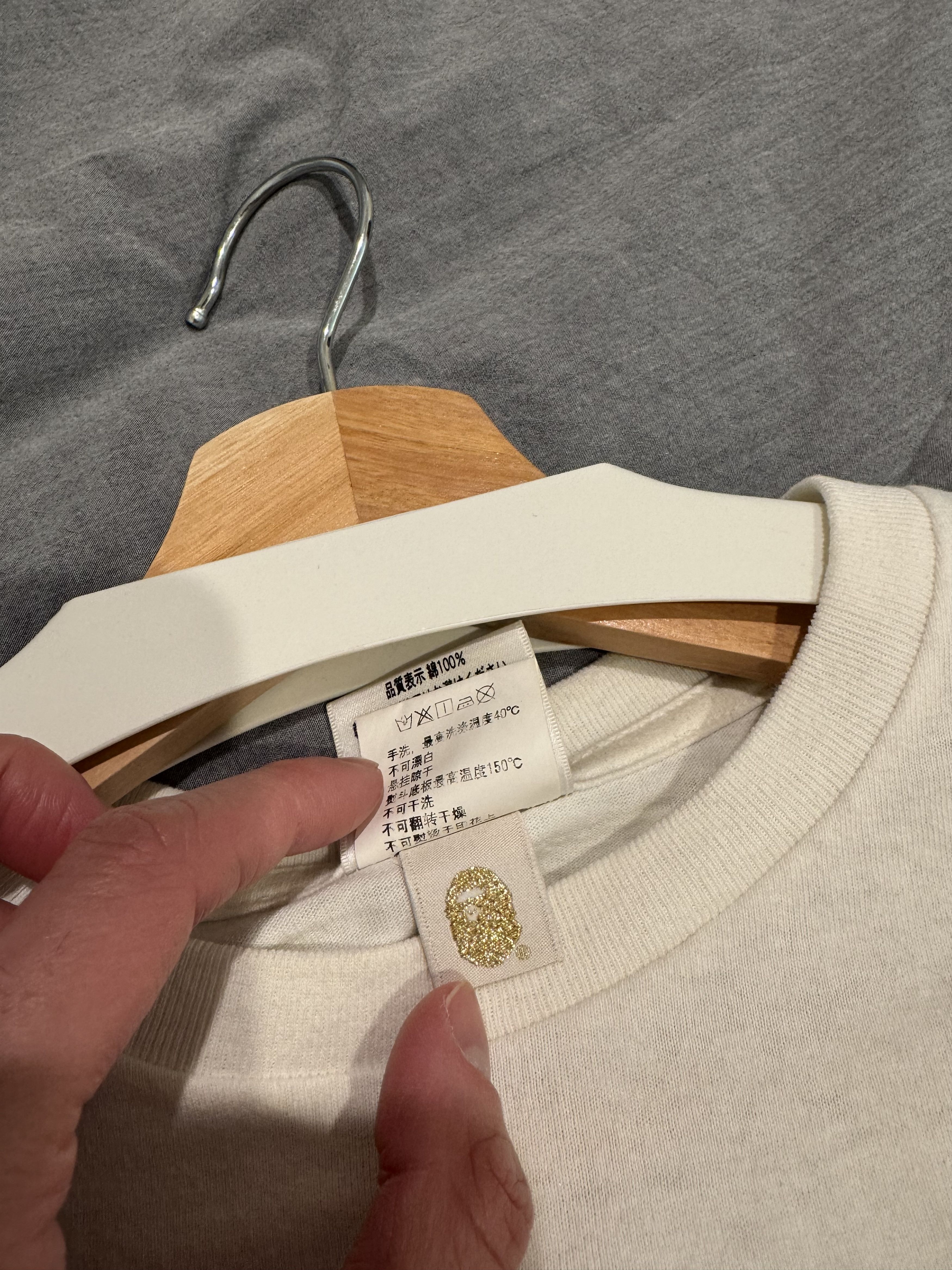 Bape Bape Shark Front & Back Side WGM Print White T-Shirts Medium Size US M / EU 48-50 / 2 - 9 Thumbnail