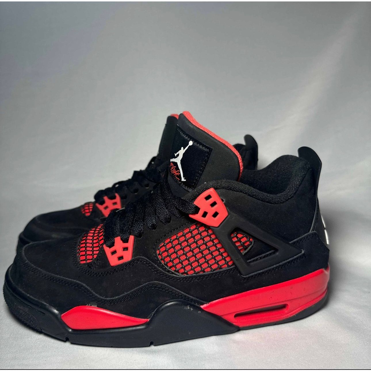 Jordan Brand × Nike Size 7 - Nike Air Jordan 4 Retro GS Red Thunder Men's Shoes Size US 7 / EU 40 - 8 Thumbnail