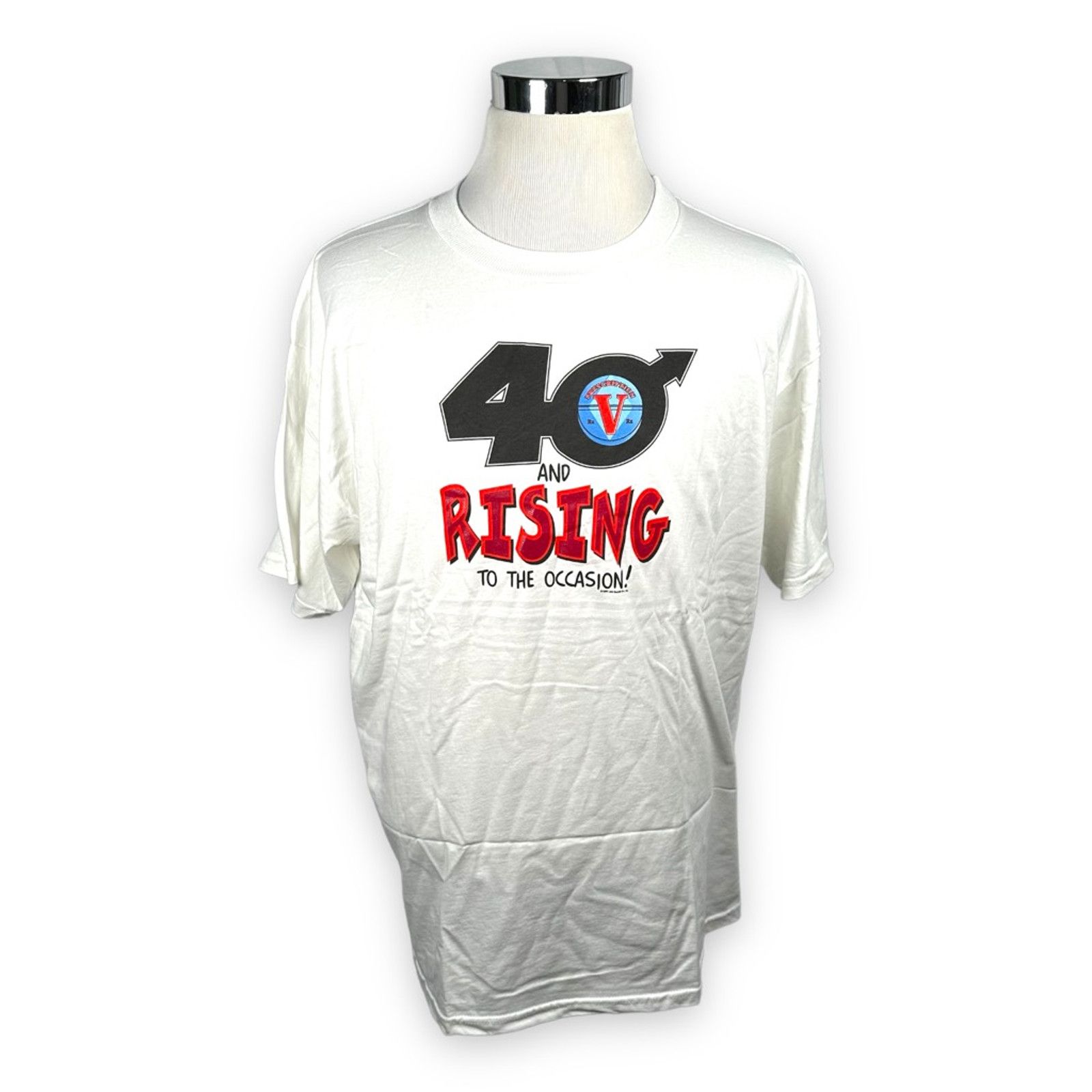 Tultex Vintage 40 Rising To The Occasion Viagra T-Shirt White XL Size US XL / EU 56 / 4 - 1 Thumbnail