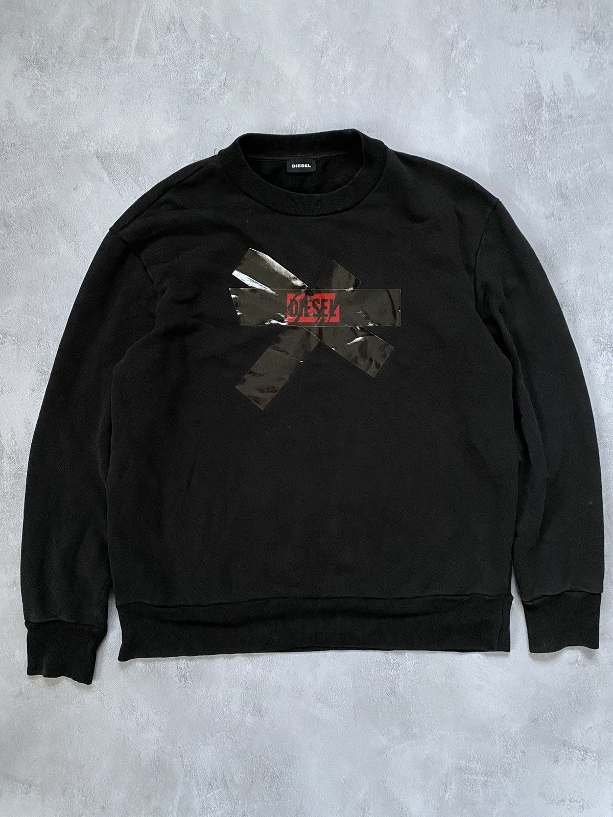 Diesel Sweater DIESEL Big 3D Logo Boxy Oversized Size US M / EU 48-50 / 2 - 1 Thumbnail