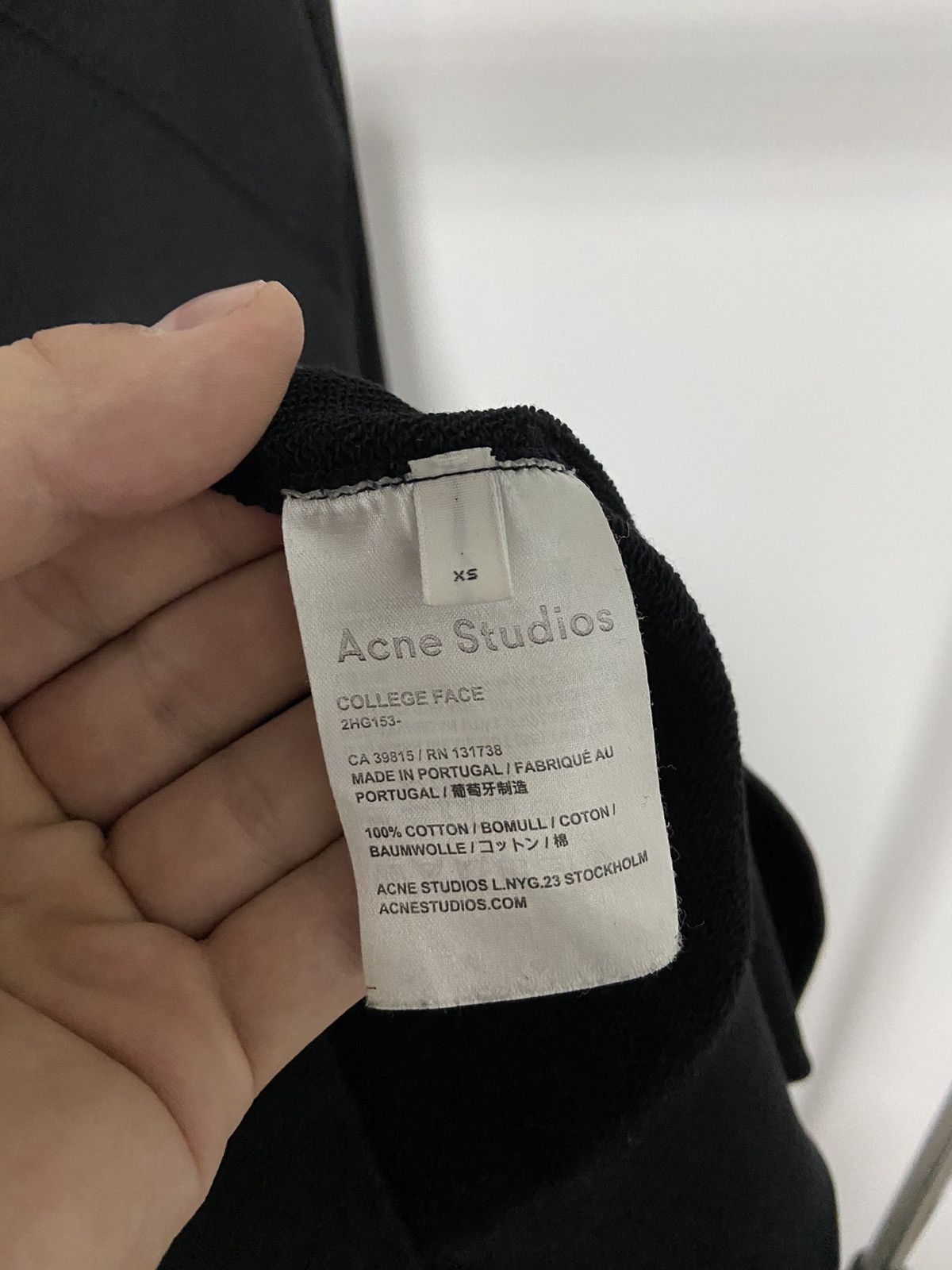 Acne Studios × Vintage Acne studios college face logo sweatshirt Vintage luxury Size US XS / EU 42 / 0 - 6 Thumbnail