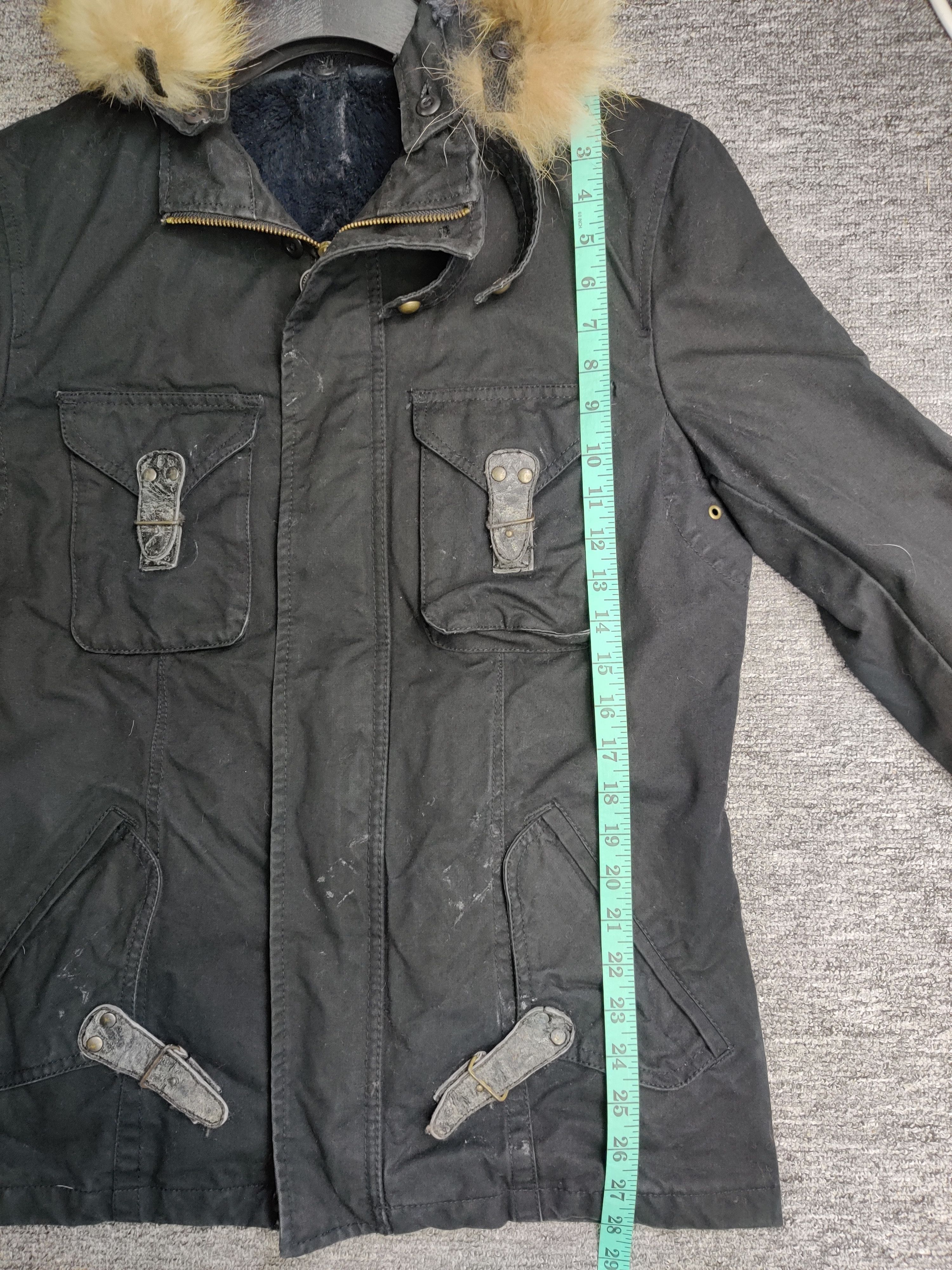 PPFM Vintage 90s PPFM Moleskin Bondage Fur Jacket Size US M / EU 48-50 / 2 - 19 Thumbnail