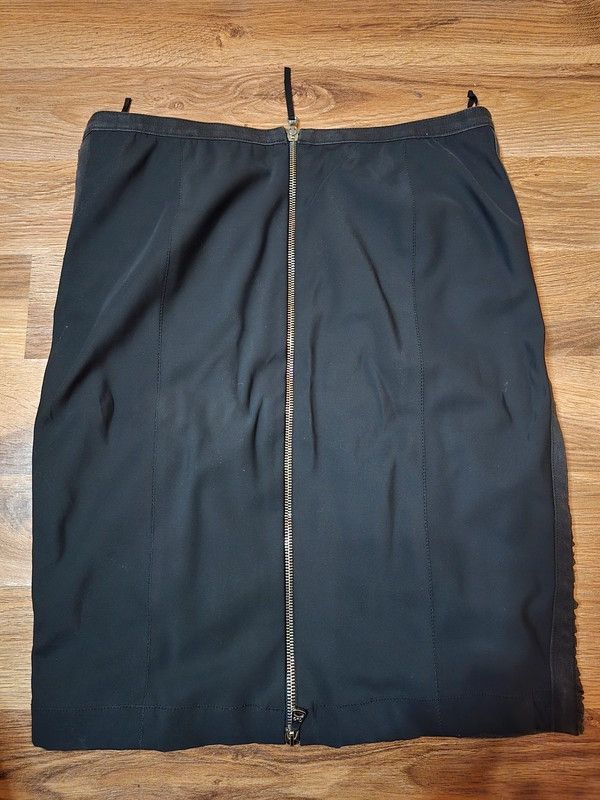 Dolce & Gabbana Black and gray pencil skirt Size 32" / US 10 / IT 46 - 2 Thumbnail