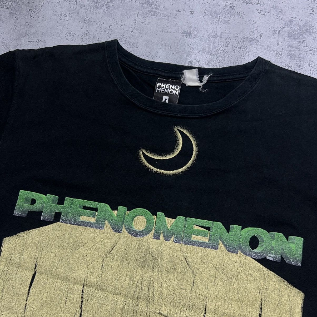 00s Phenomenon Moon Logo Vintage Y2K Archive Tee T-Shirt