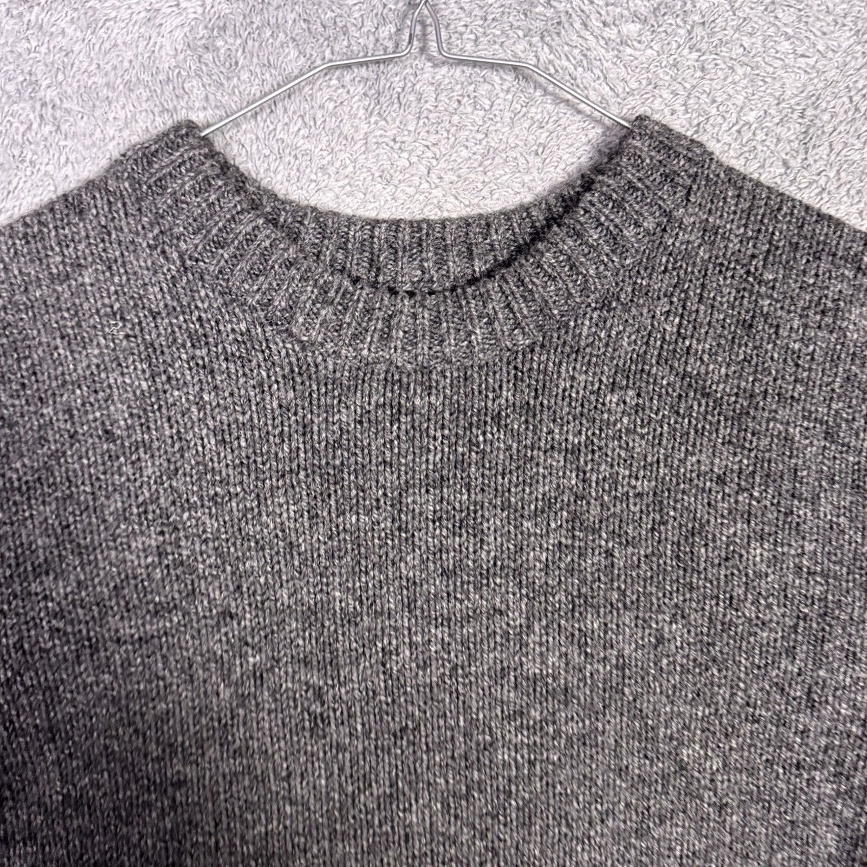 Vintage L.L. Bean Sweater Mens XLT XL Tall Fisherman Knit Pullover Jumper Ragg Lambswool Gray Size US XL / EU 56 / 4 - 4 Thumbnail