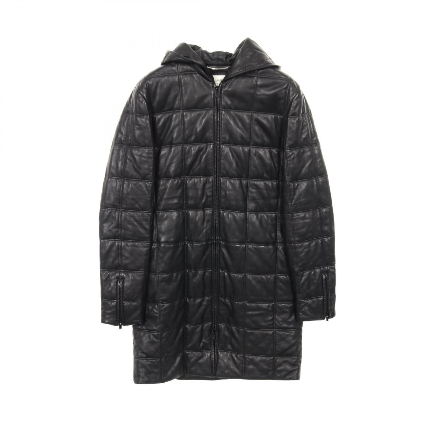 Yves Saint Laurent Yves Saint Laurent Saint Laurent Paris Lambskin Coat Leather Outerwear DUTY FREE for USA Size ONE SIZE - 1 Thumbnail