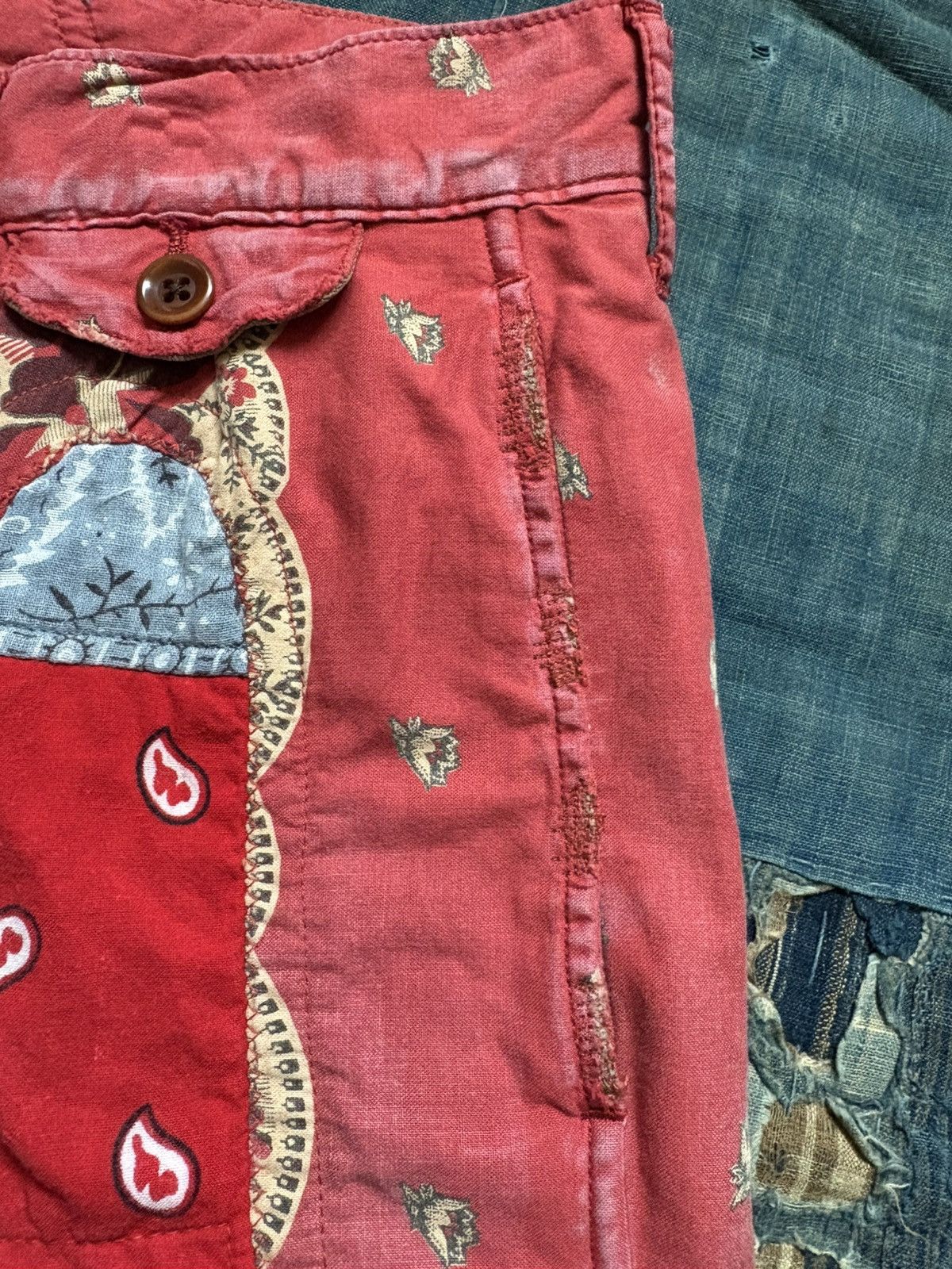 Kapital Kountry kapital bandana patchwork short pants shorts Size US 30 / EU 46 - 7 Thumbnail