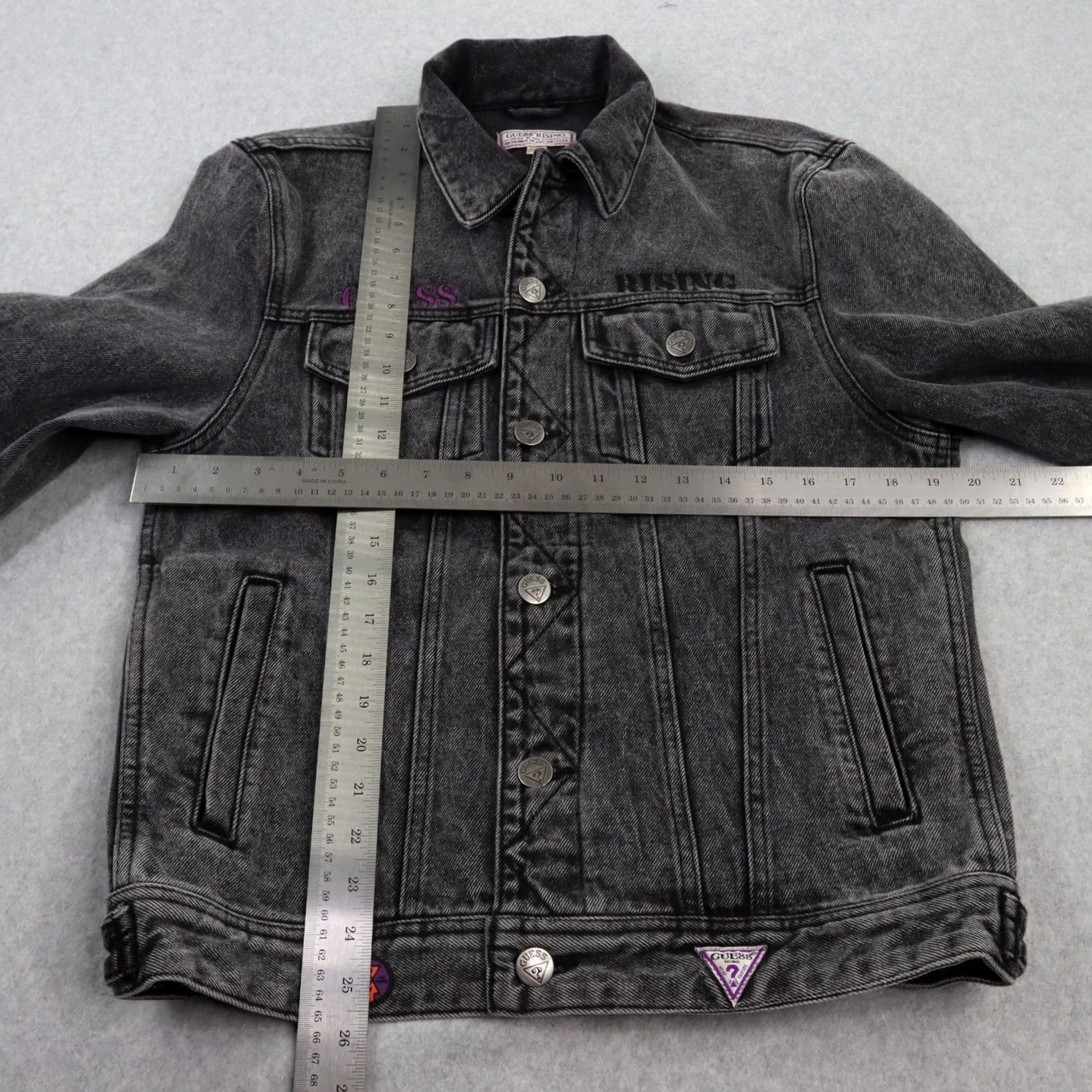 Guess 88RISING X GUESS Jacket MENS Medium Black Cotton Button Jacket Accessories Rare Size US M / EU 48-50 / 2 - 3 Thumbnail