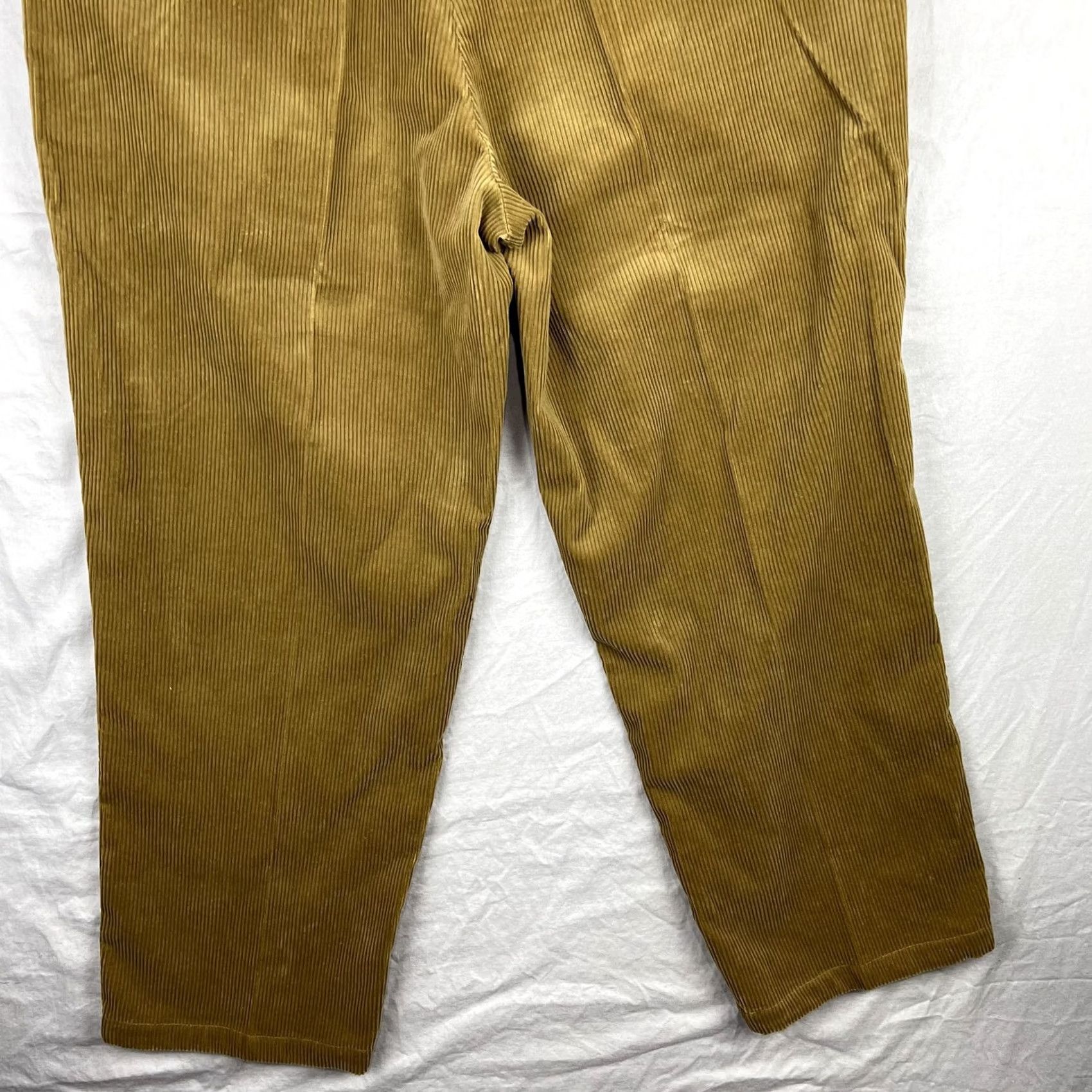 Polo Ralph Lauren VINTAGE Polo Ralph Lauren Pants Mens 36x32 Tan Corduroy Pleated Made USA 90s Size US M / EU 48-50 / 2 - 7 Thumbnail