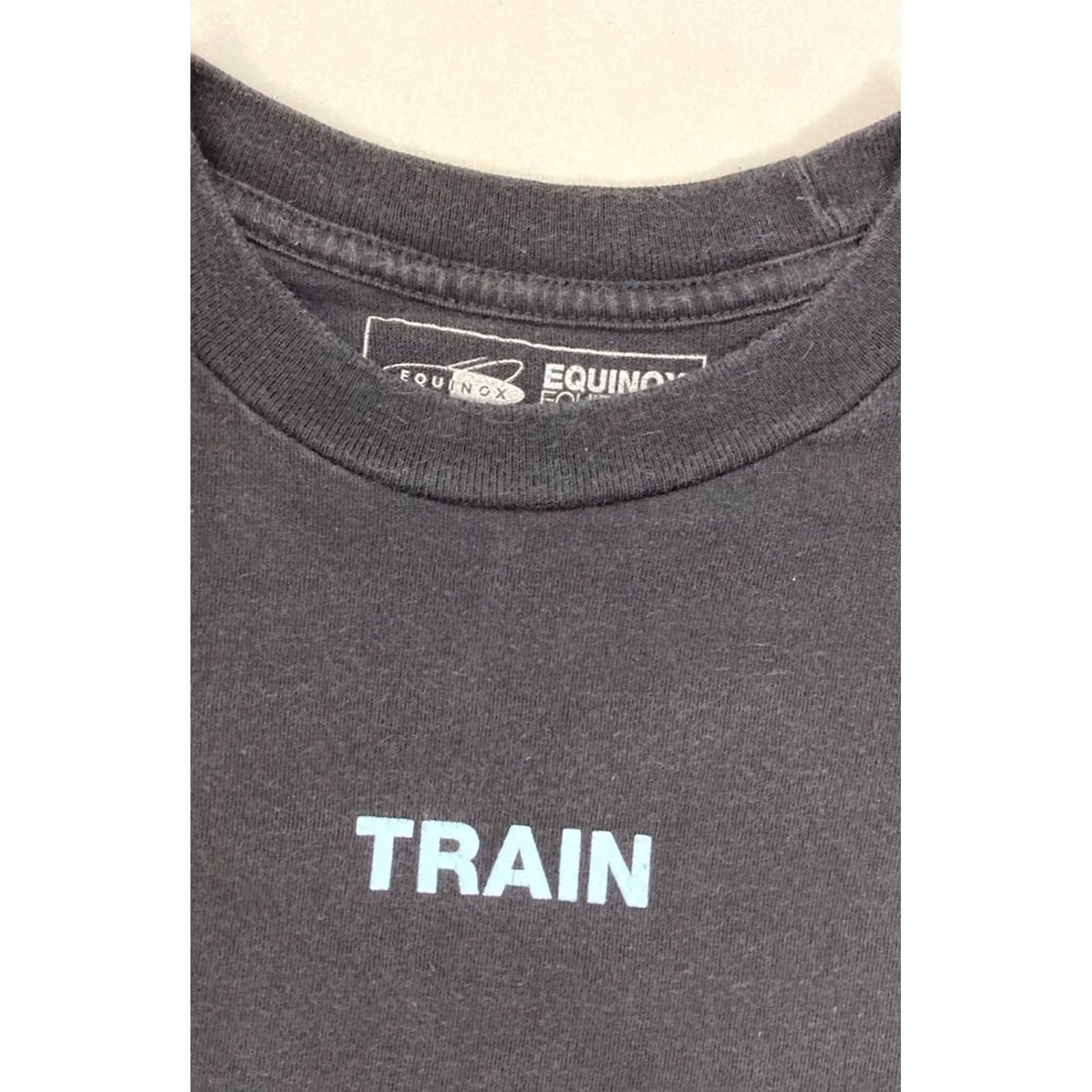 Equipment VINTAGE Equinox Equipment Train Graphic T-shirt Women Medium Black Long Sleeve Size M / US 6-8 / IT 42-44 - 2 Thumbnail