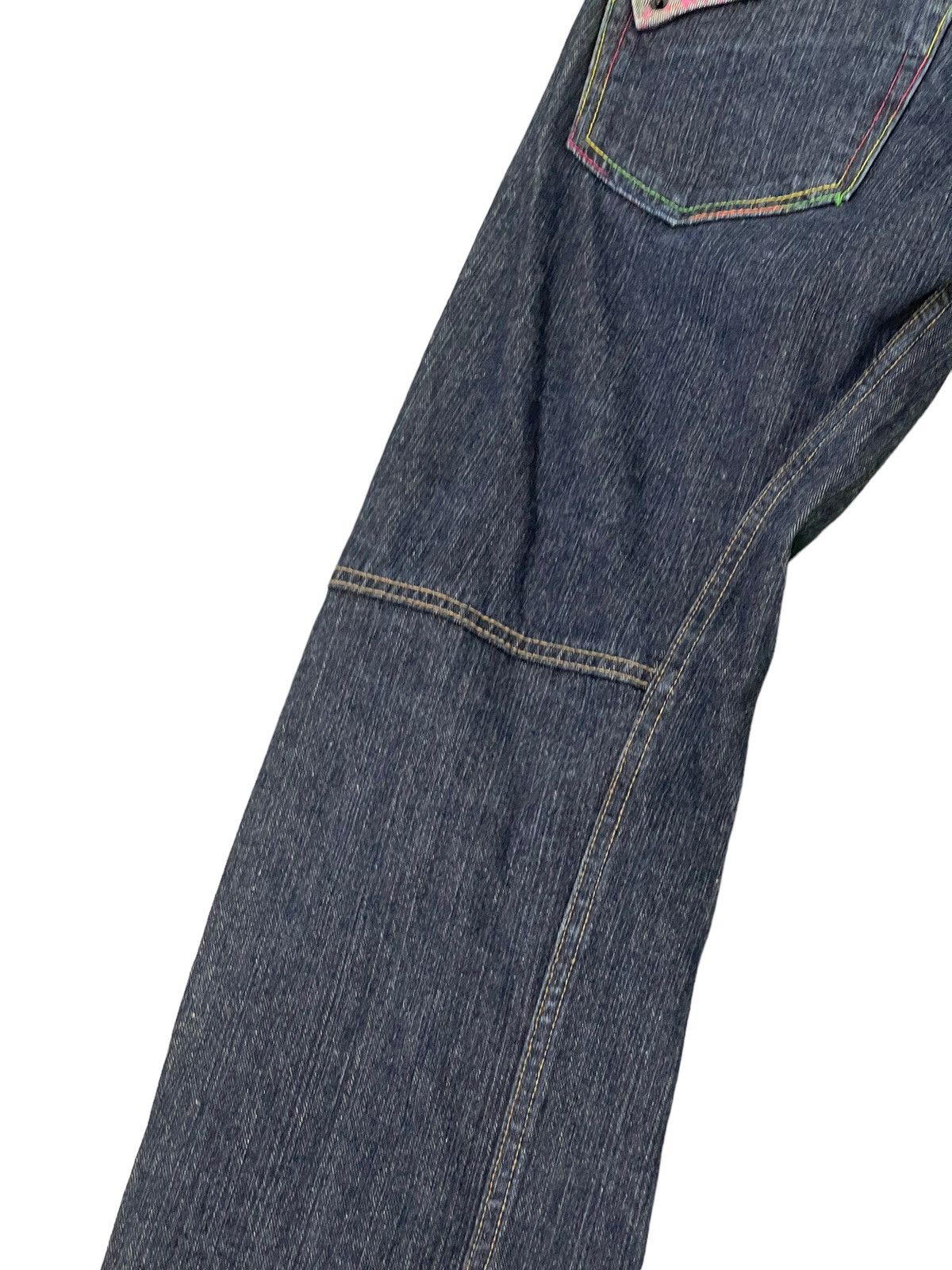 Japanese Brand Double Waist Jeans Memory Special Slim Leg 8🟦2 Size US 32 / EU 48 - 5 Thumbnail